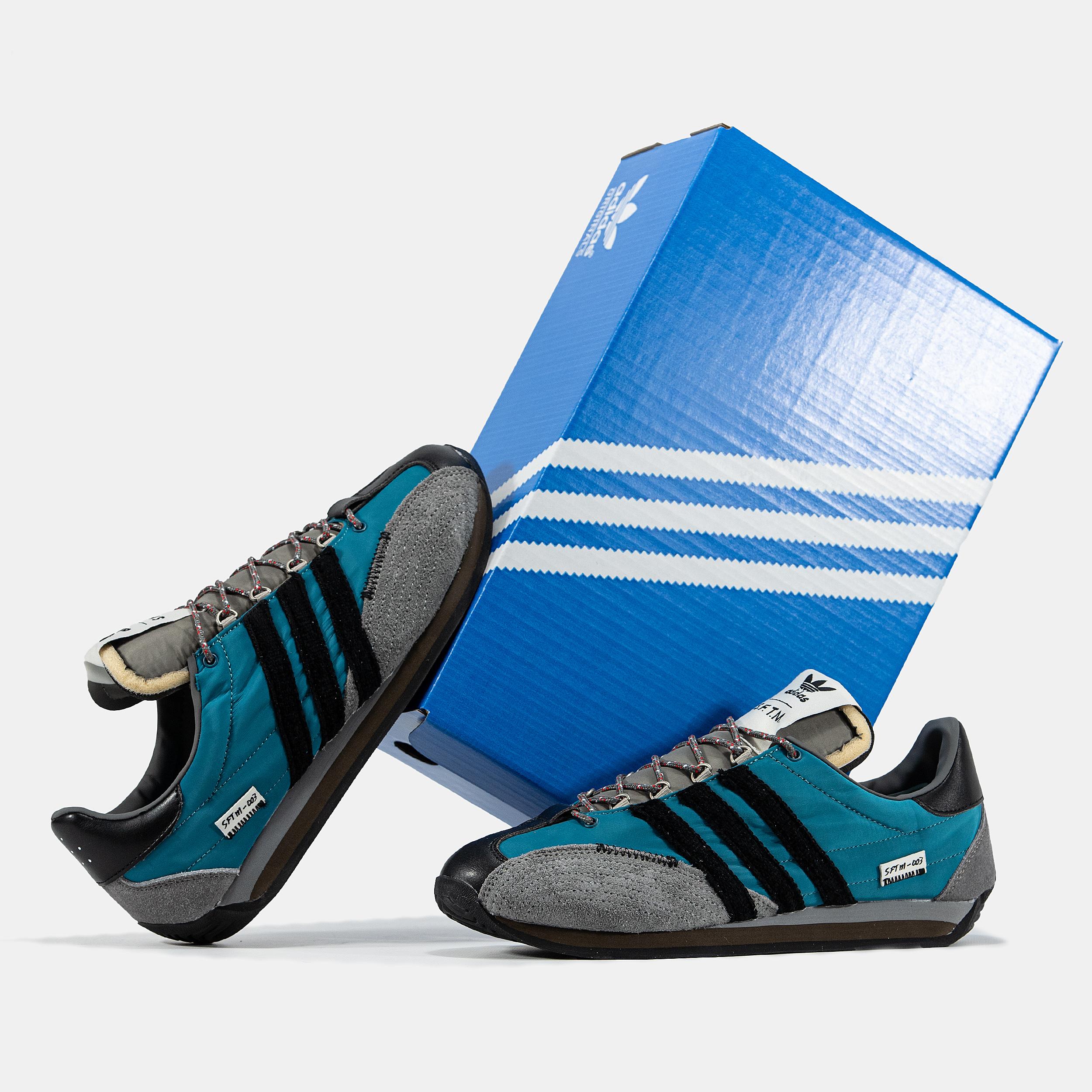 adidas Country OG x SFTM Blue Grey Black - изображение 7