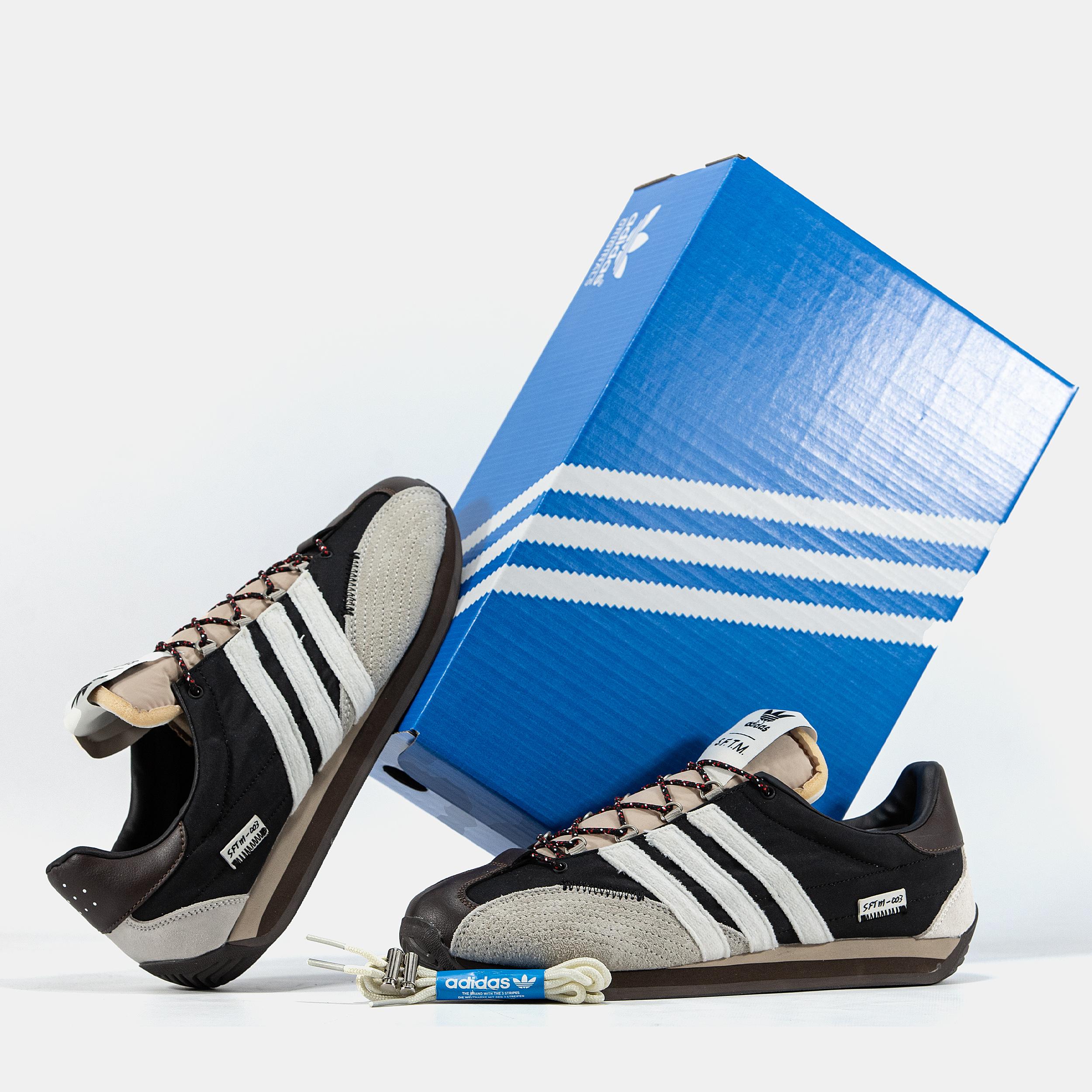 adidas Country OG x SFTM Black Grey White - изображение 5