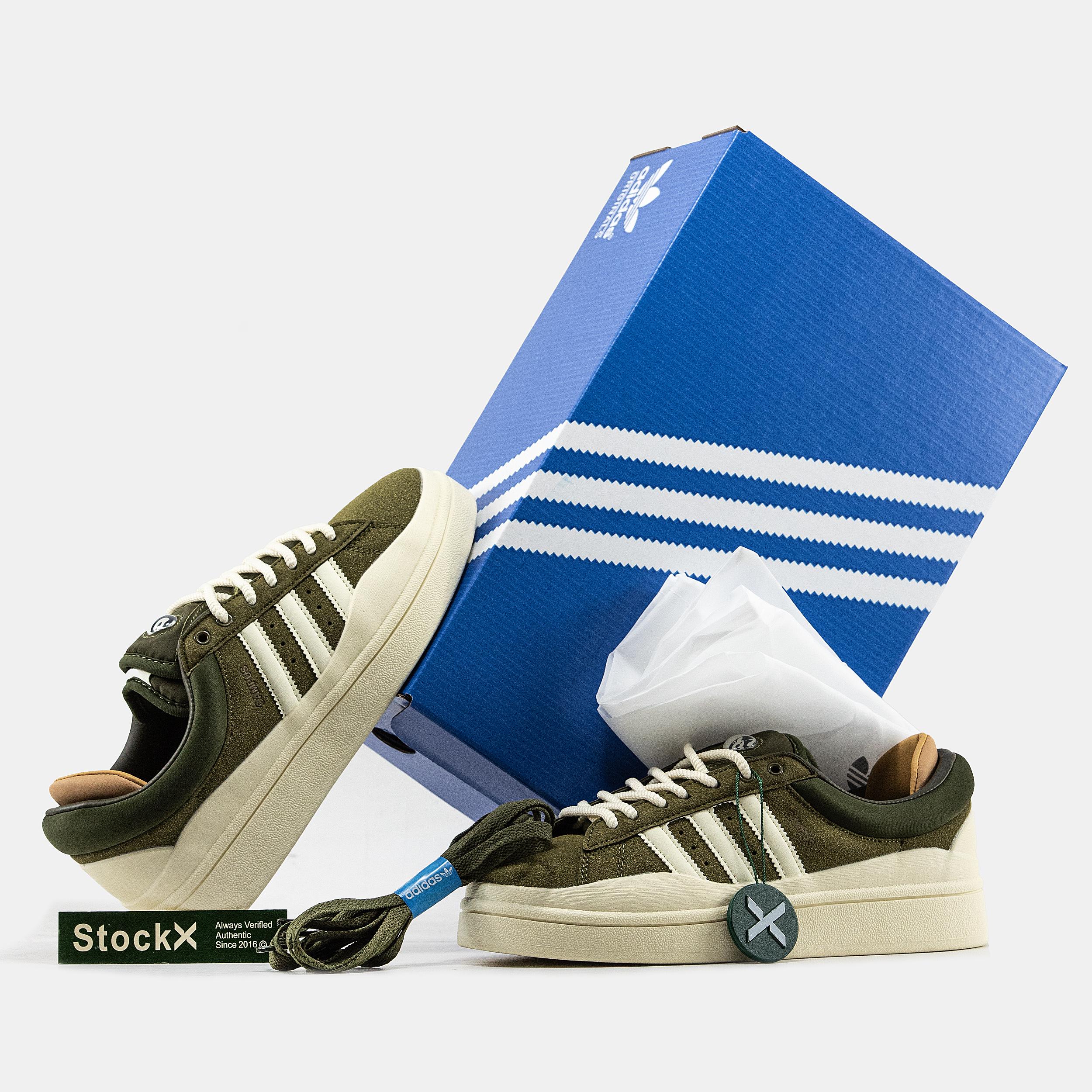 adidas Campus x Bad Bunny Olive Green - изображение 1