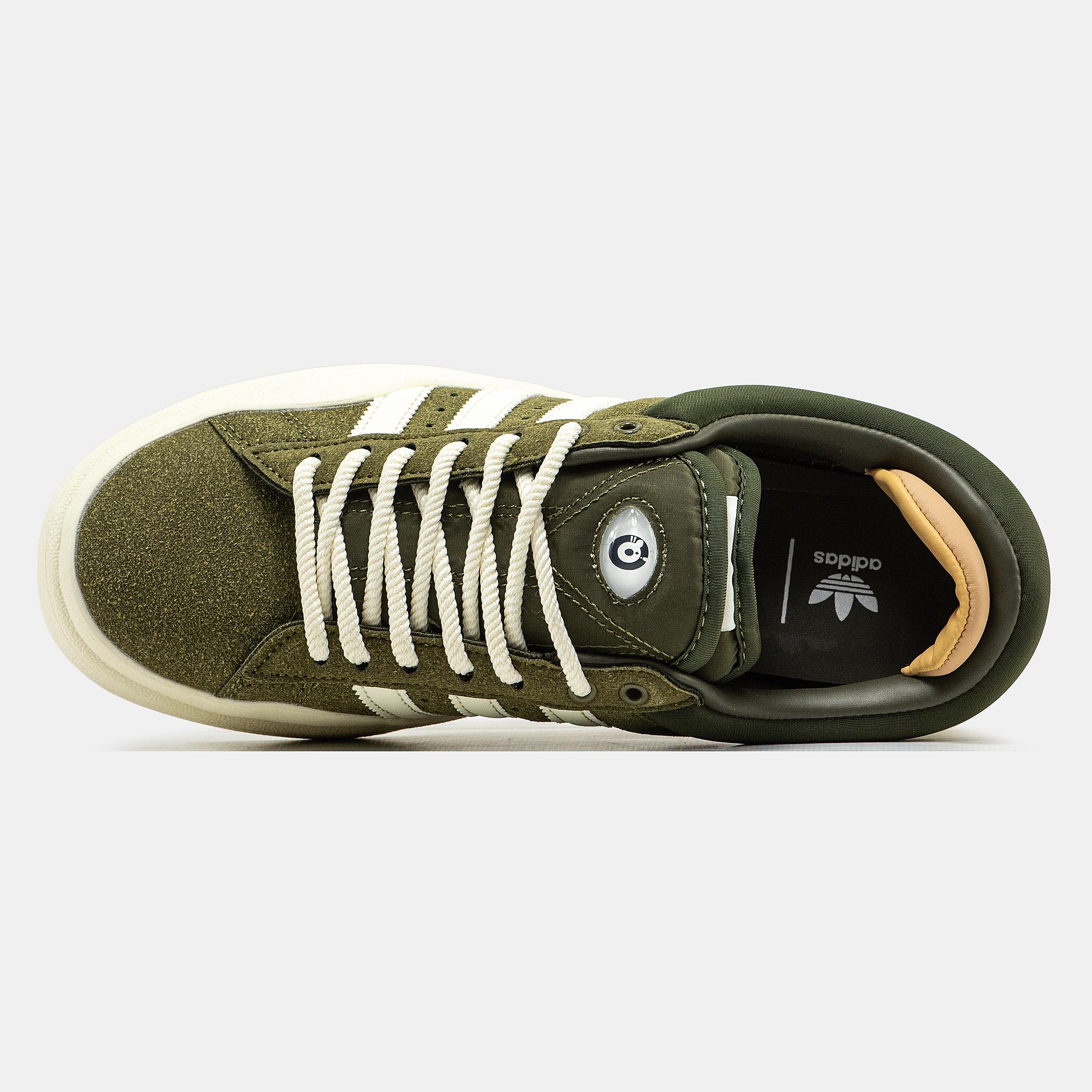 adidas Campus x Bad Bunny Olive Green - изображение 4