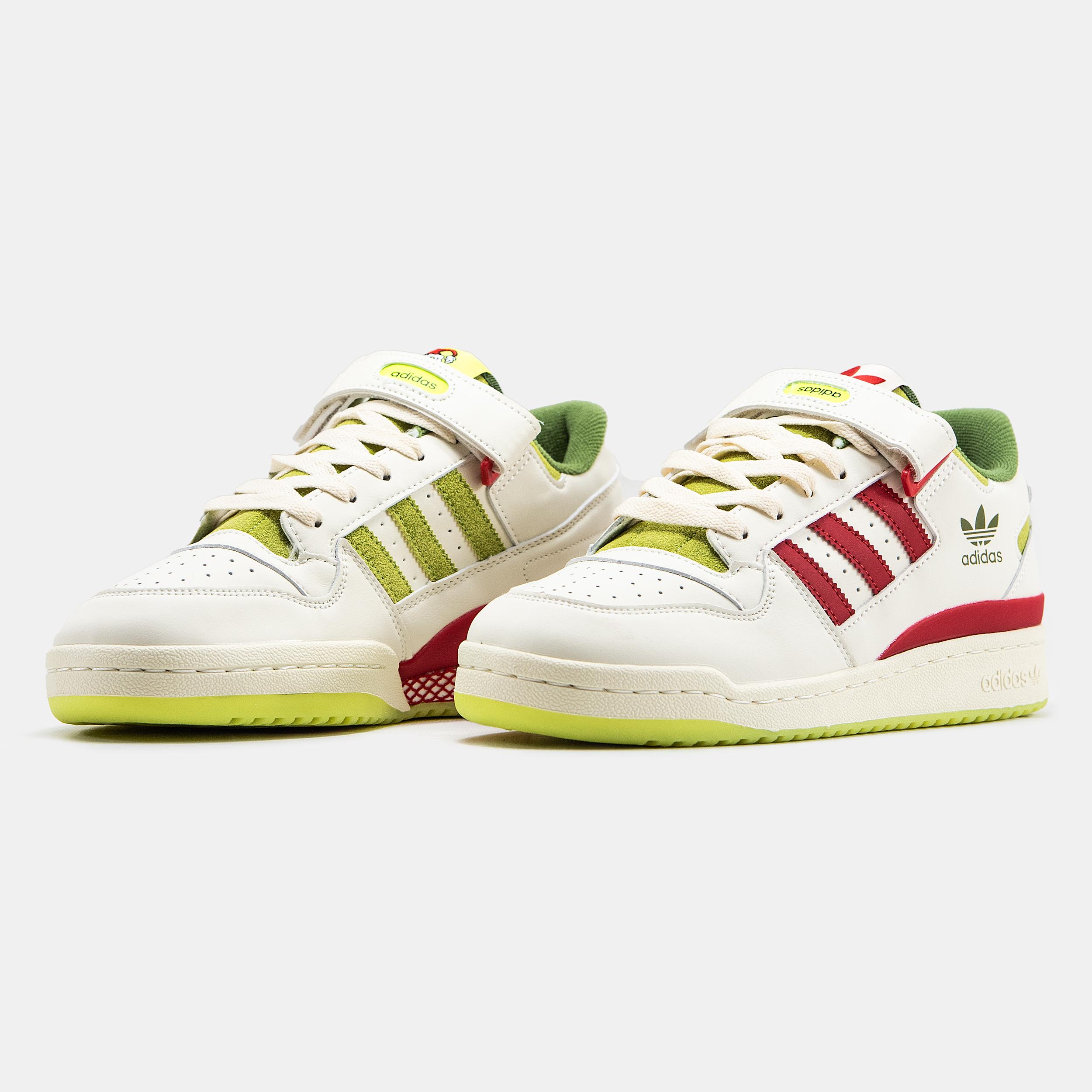 Adidas Forum 84 Low x The Grinch "White Red Green" - изображение 1