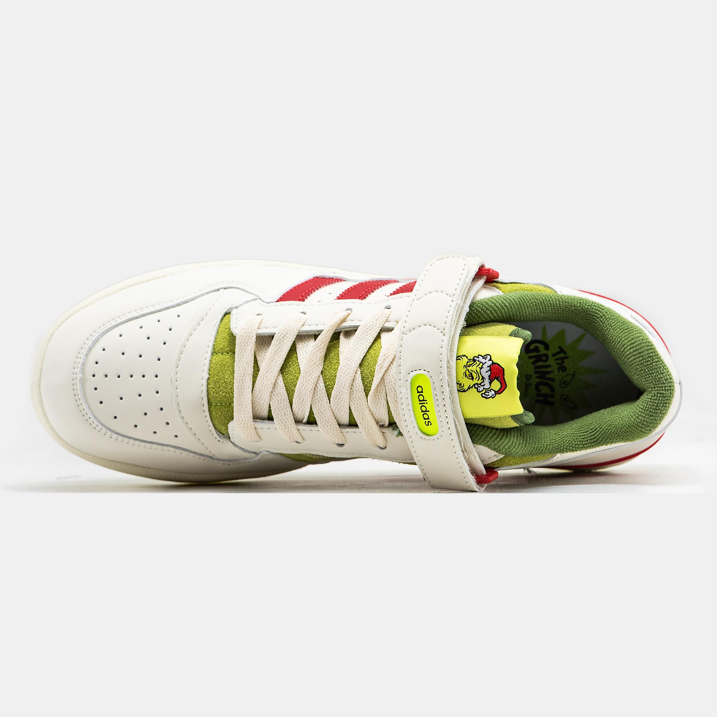 Adidas Forum 84 Low x The Grinch "White Red Green" - изображение 3