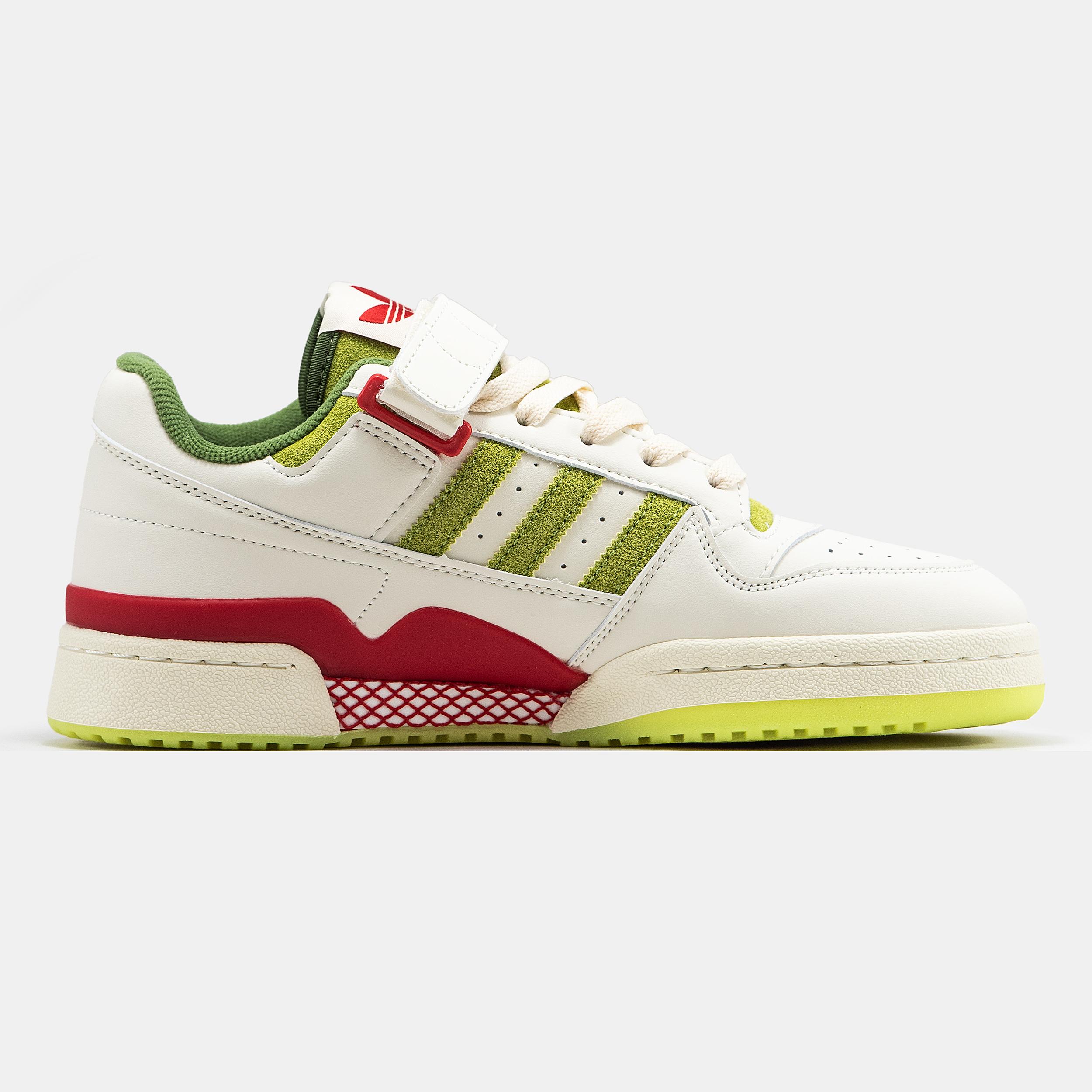 Adidas Forum 84 Low x The Grinch "White Red Green" - изображение 5