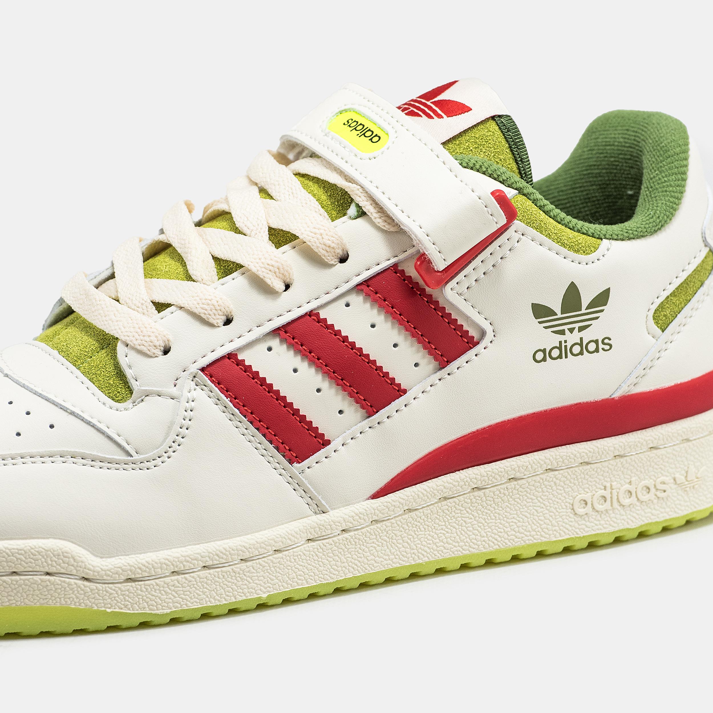 Adidas Forum 84 Low x The Grinch "White Red Green" - изображение 6