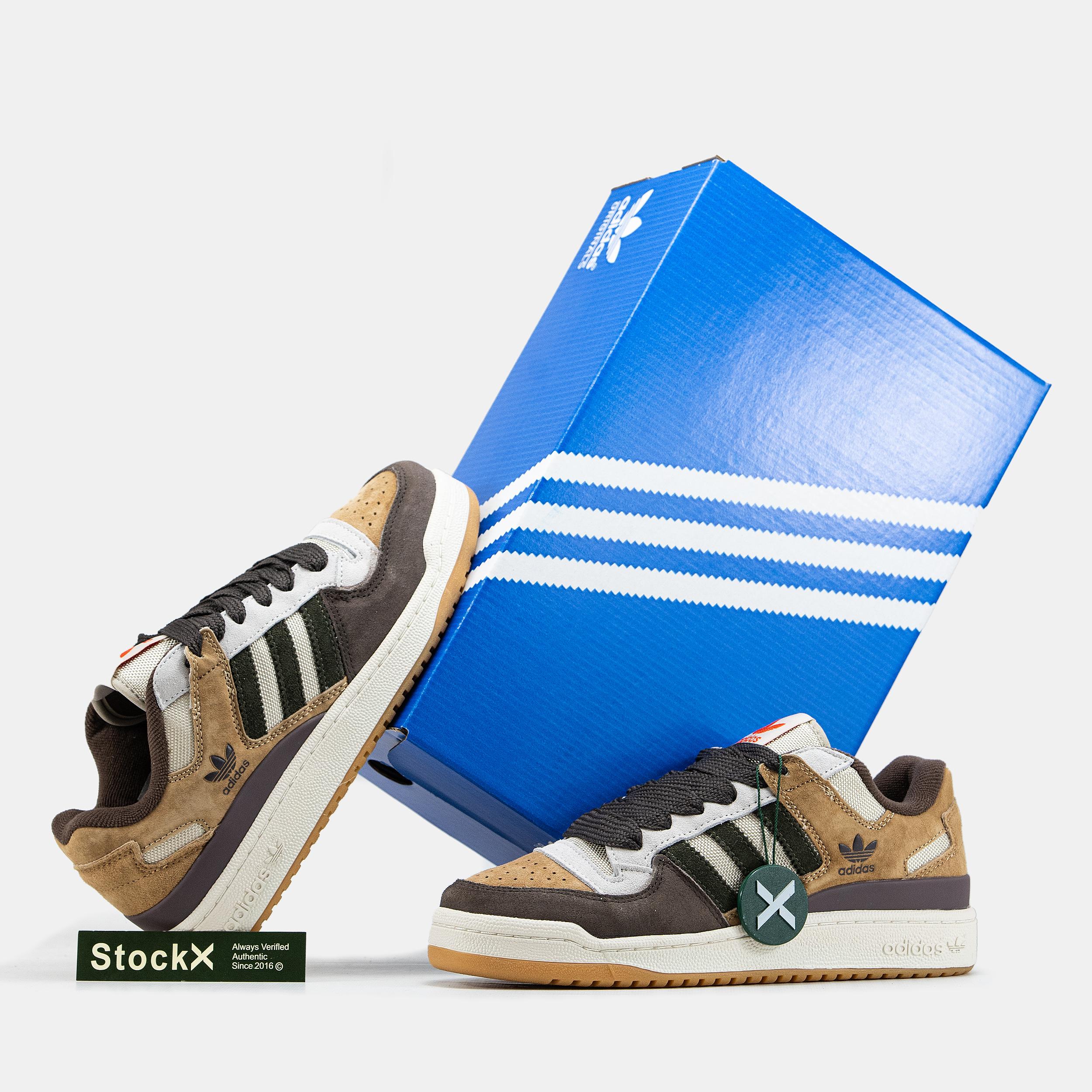 Adidas Forum 84 Low "Brown Olive Beige" - изображение 3
