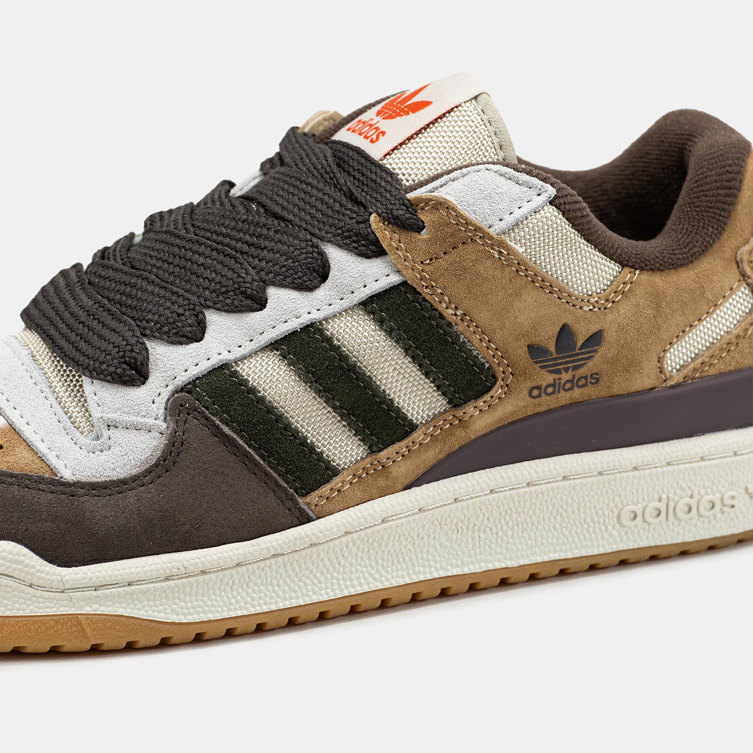 Adidas Forum 84 Low "Brown Olive Beige" - изображение 4