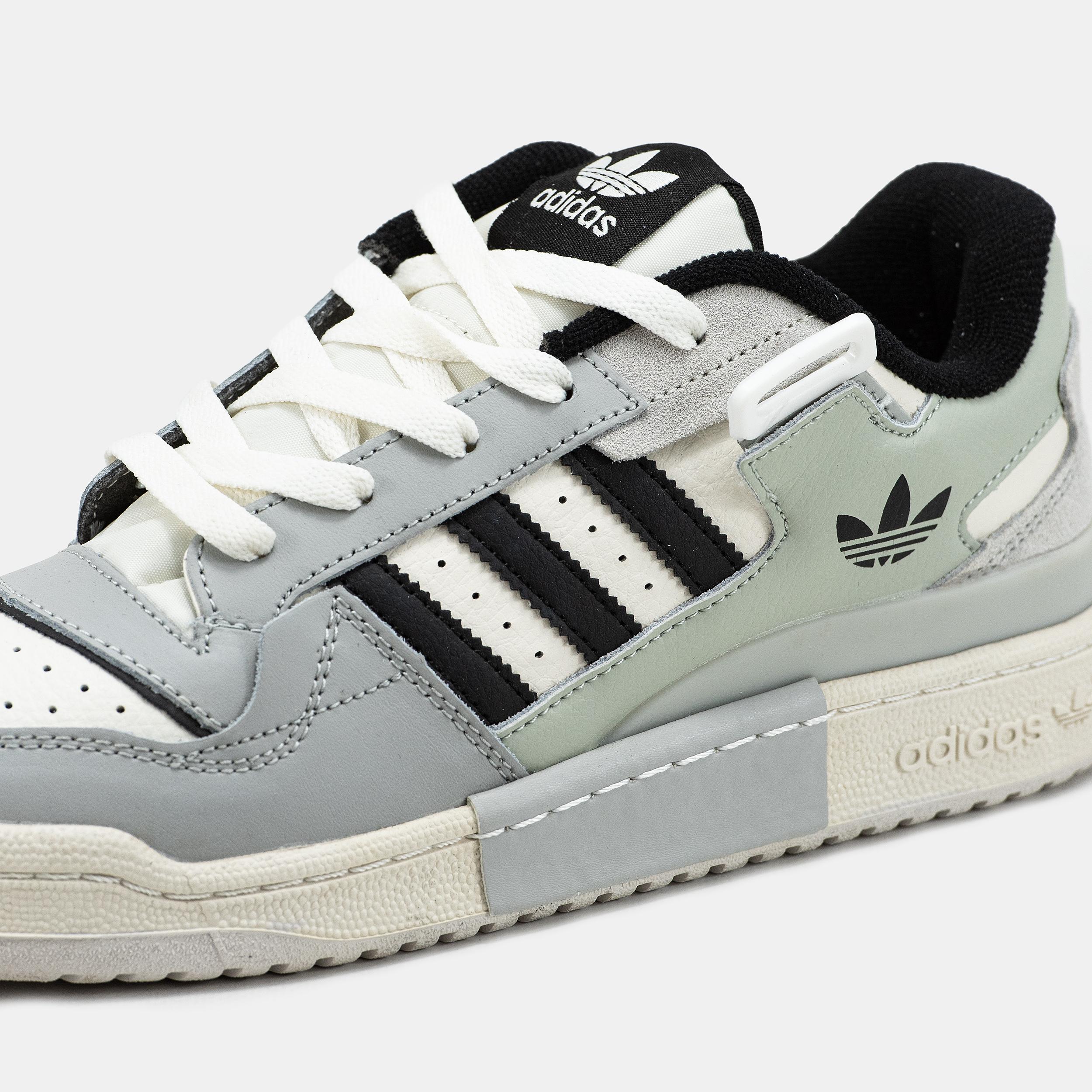Adidas Forum 84 Low "Grey Mint Black" - изображение 2