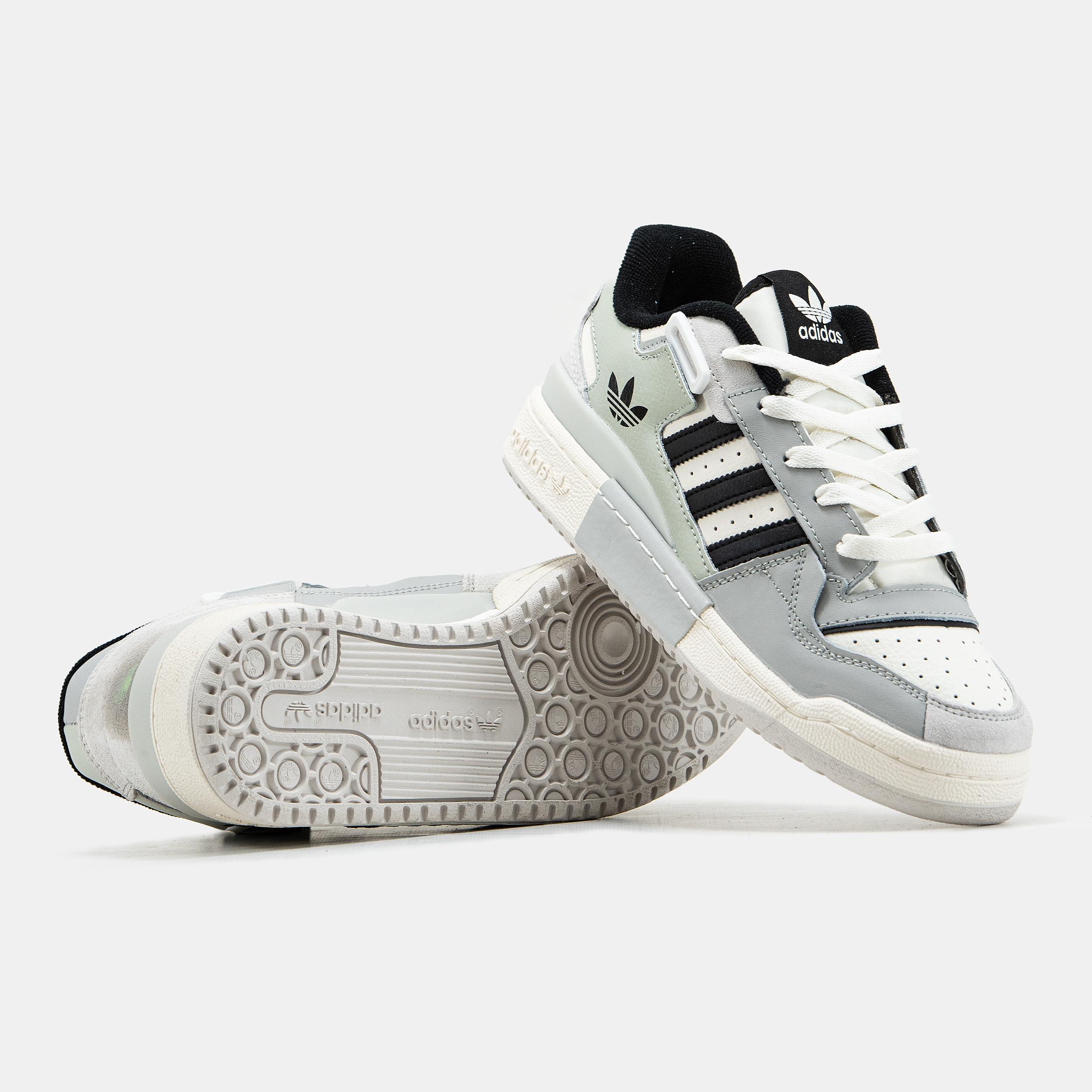 Adidas Forum 84 Low "Grey Mint Black" - изображение 4