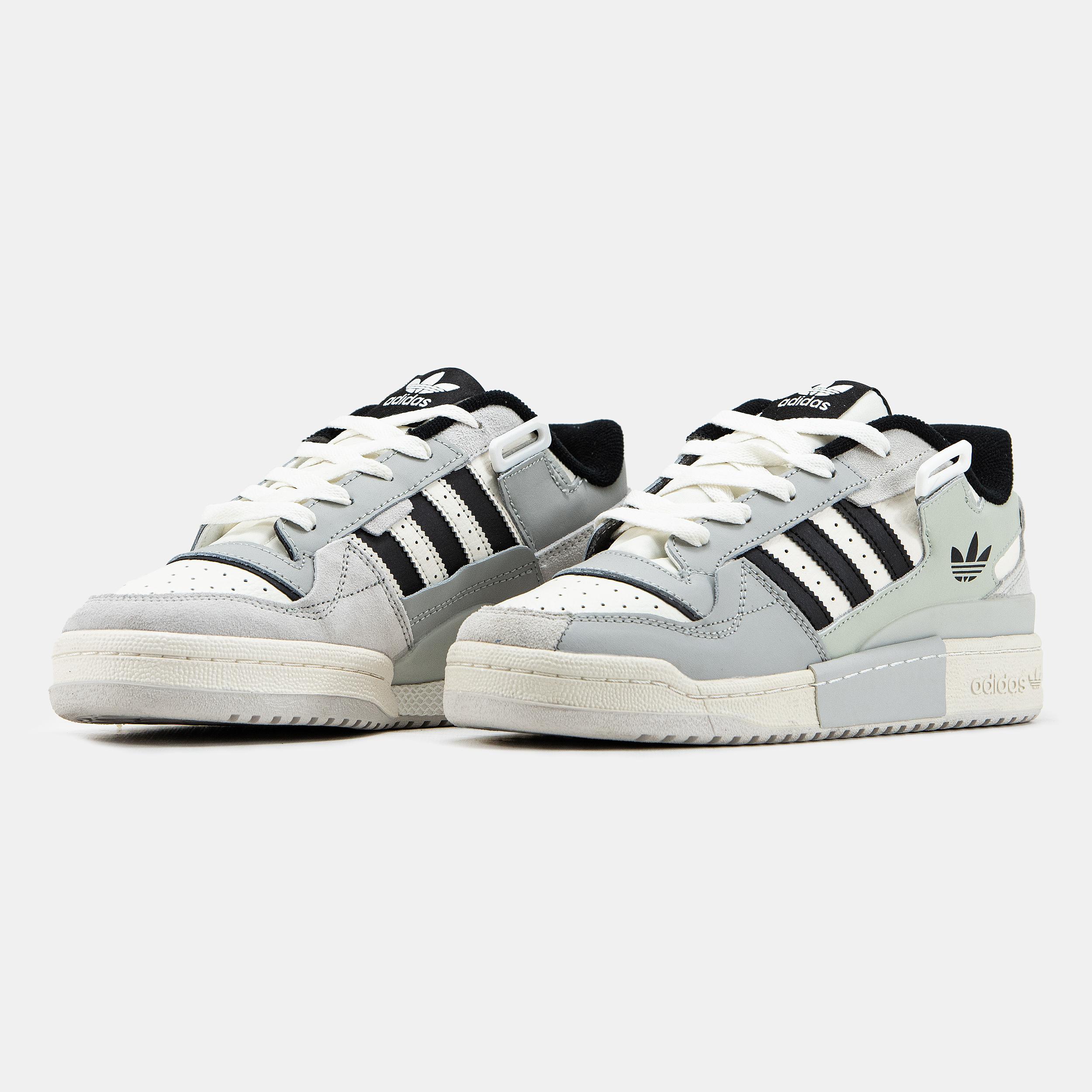 Adidas Forum 84 Low "Grey Mint Black" - изображение 5
