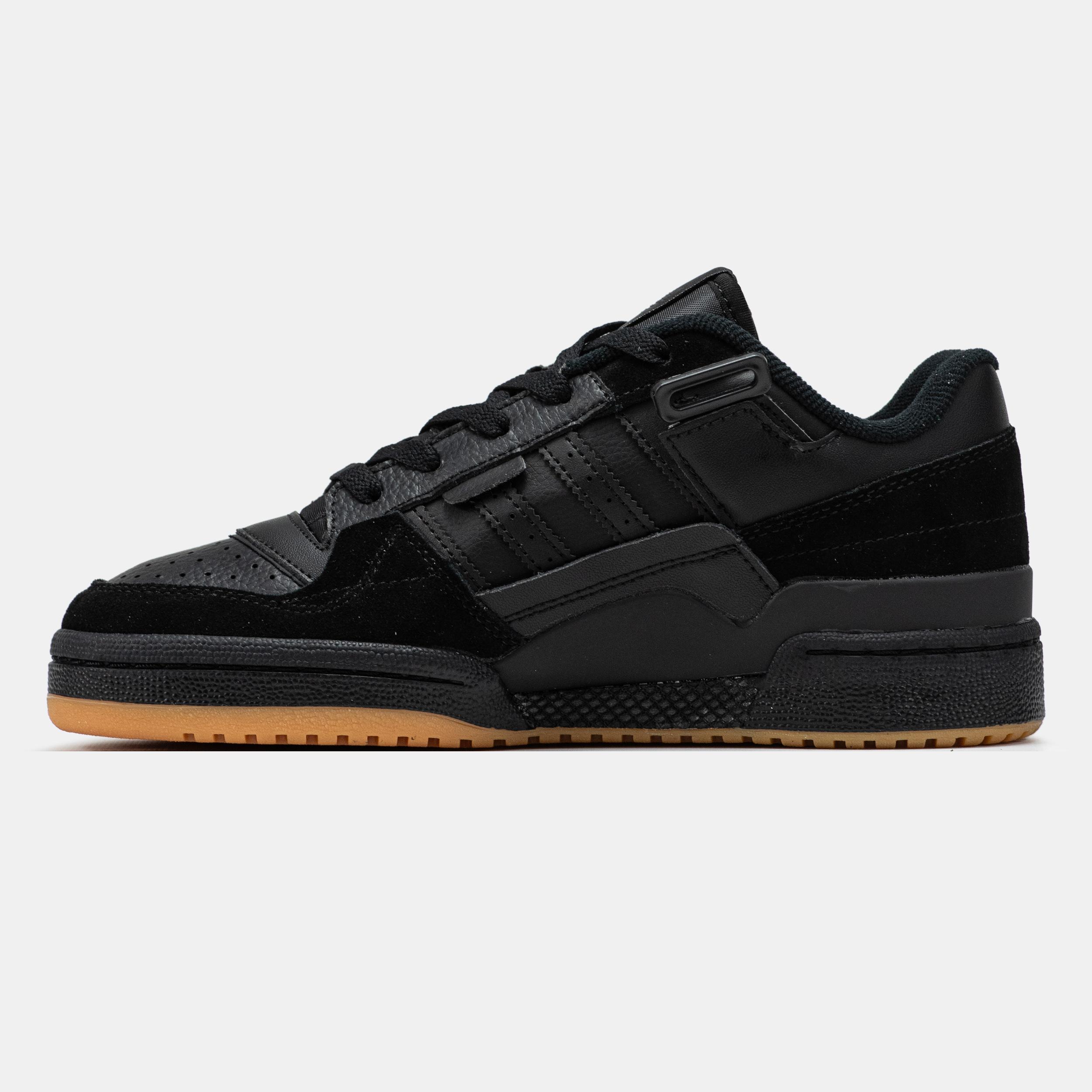 Adidas Forum 84 Low "Triple Black Gum" - изображение 4