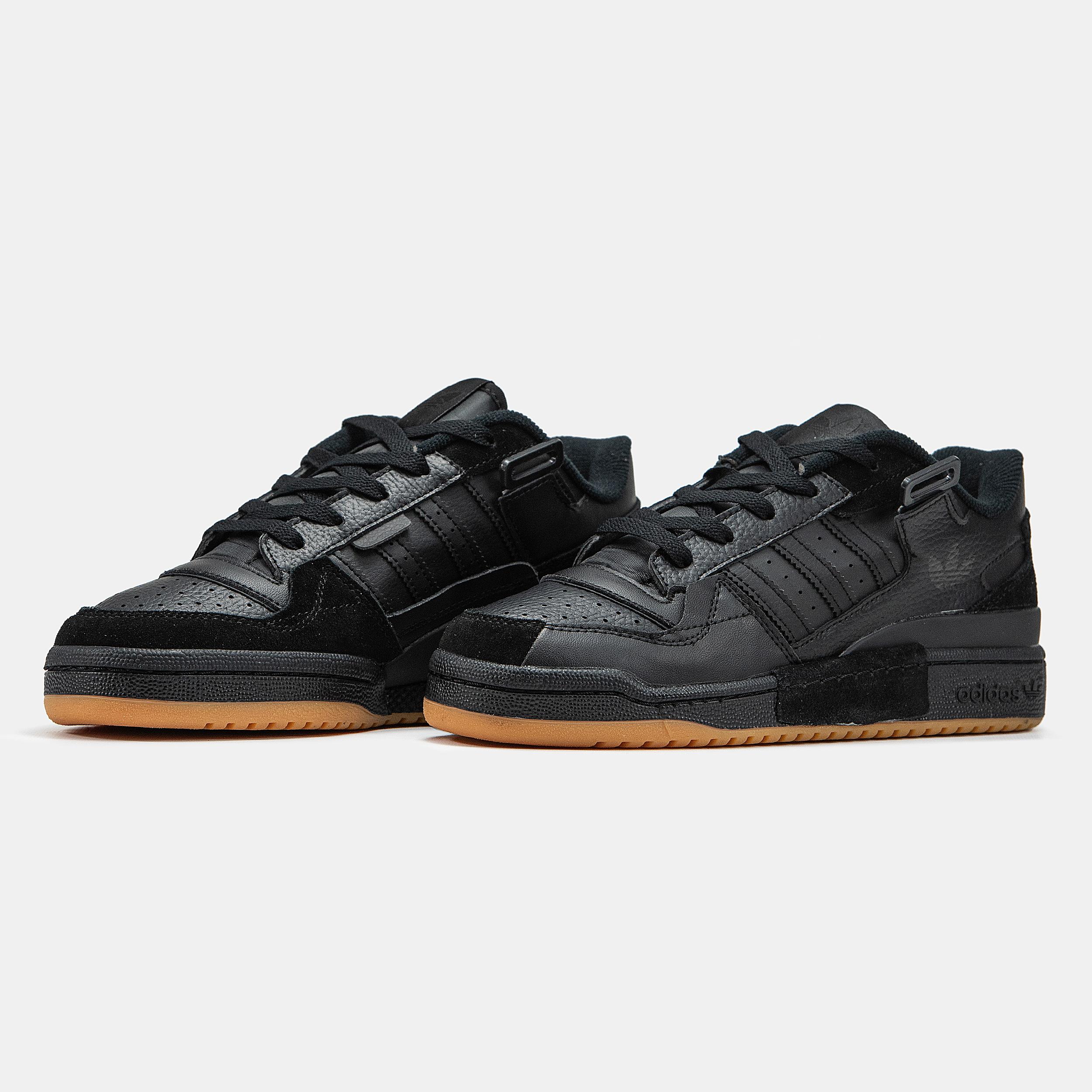 Adidas Forum 84 Low "Triple Black Gum" - изображение 5