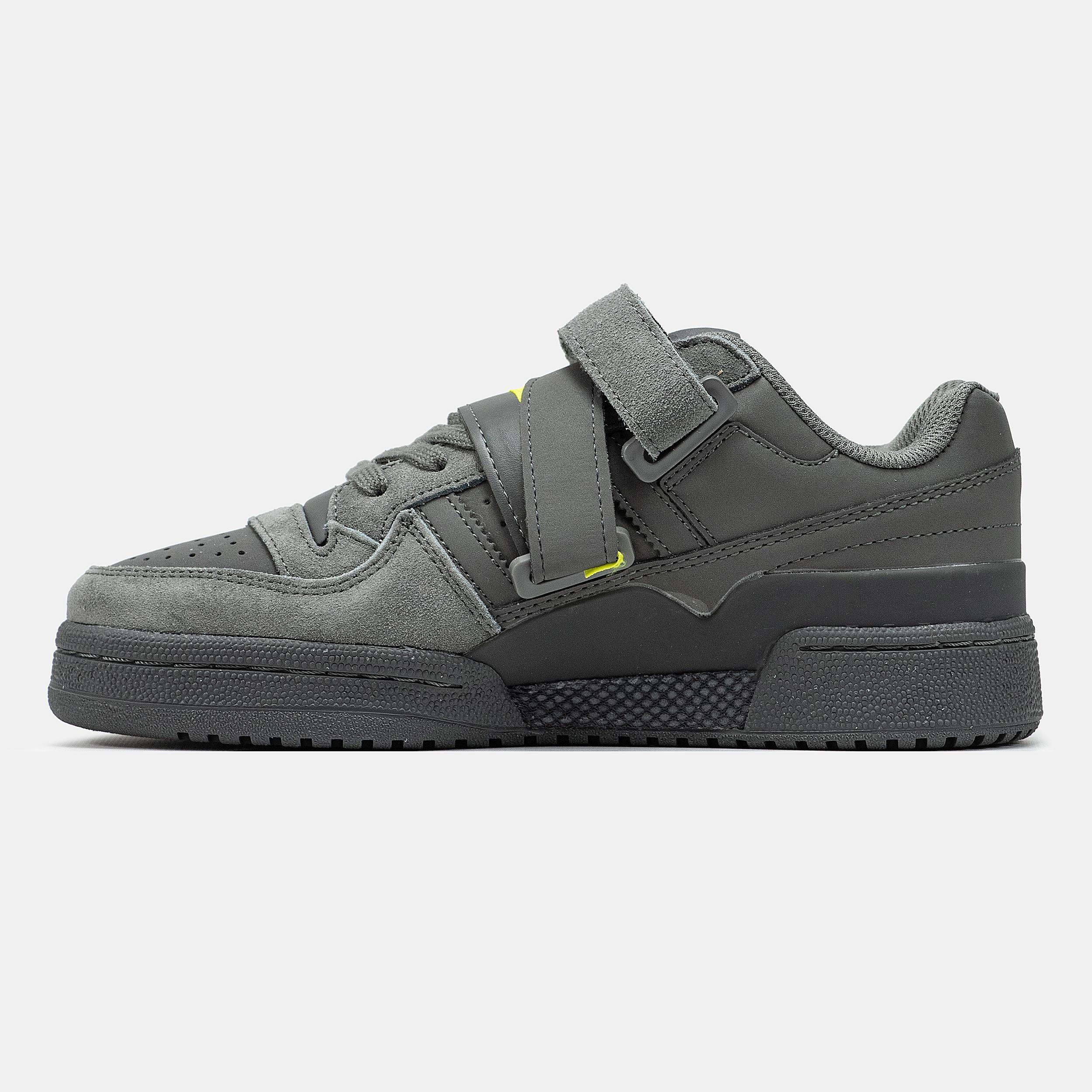 Adidas Forum 84 Strap Low "Cinder Grey Yellow" - изображение 2