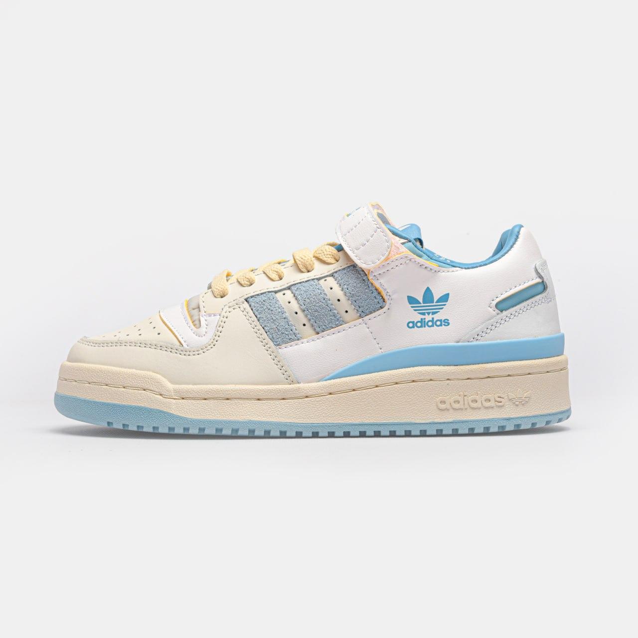 Adidas Forum 84 Low Cream Blue
