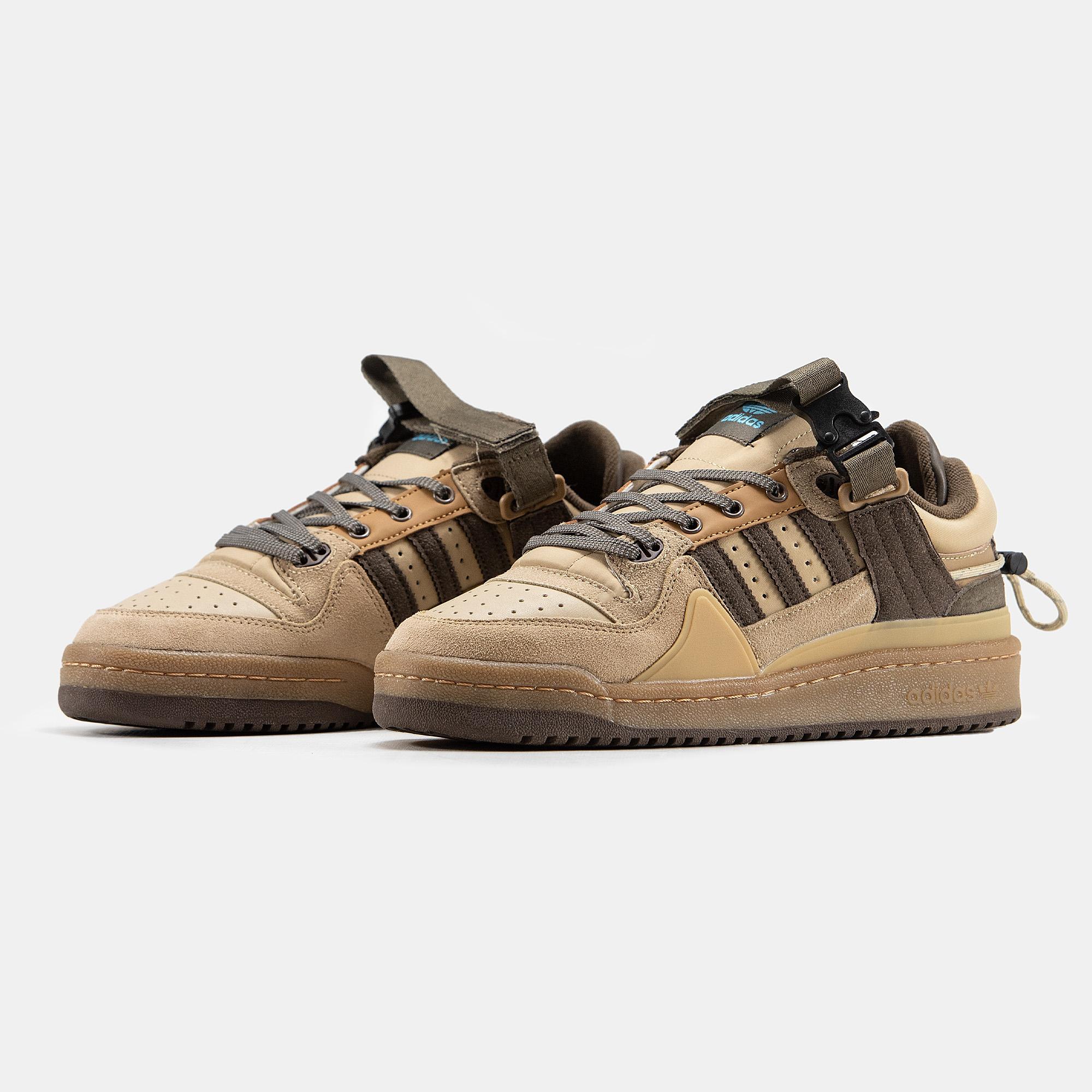Adidas Forum x Bad Bunny Buckle Low “Brown Beige” - изображение 5
