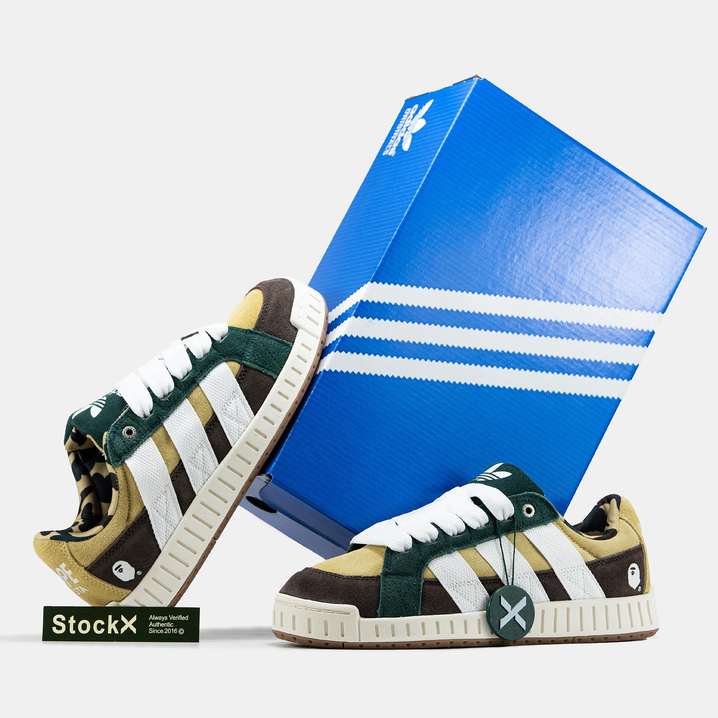 Adidas LWST x Bape "Green Brown White" - изображение 1