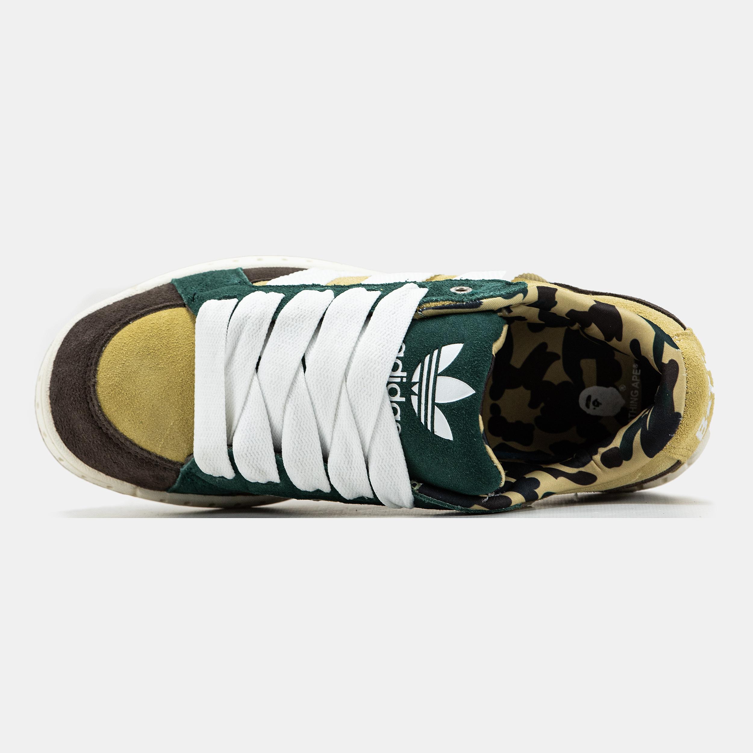 Adidas LWST x Bape "Green Brown White" - изображение 2