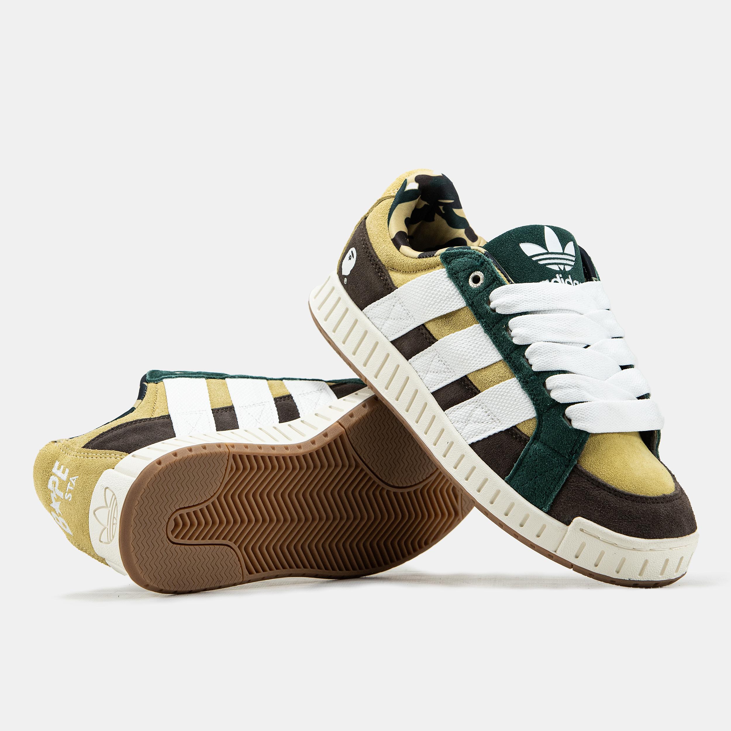 Adidas LWST x Bape "Green Brown White" - изображение 4