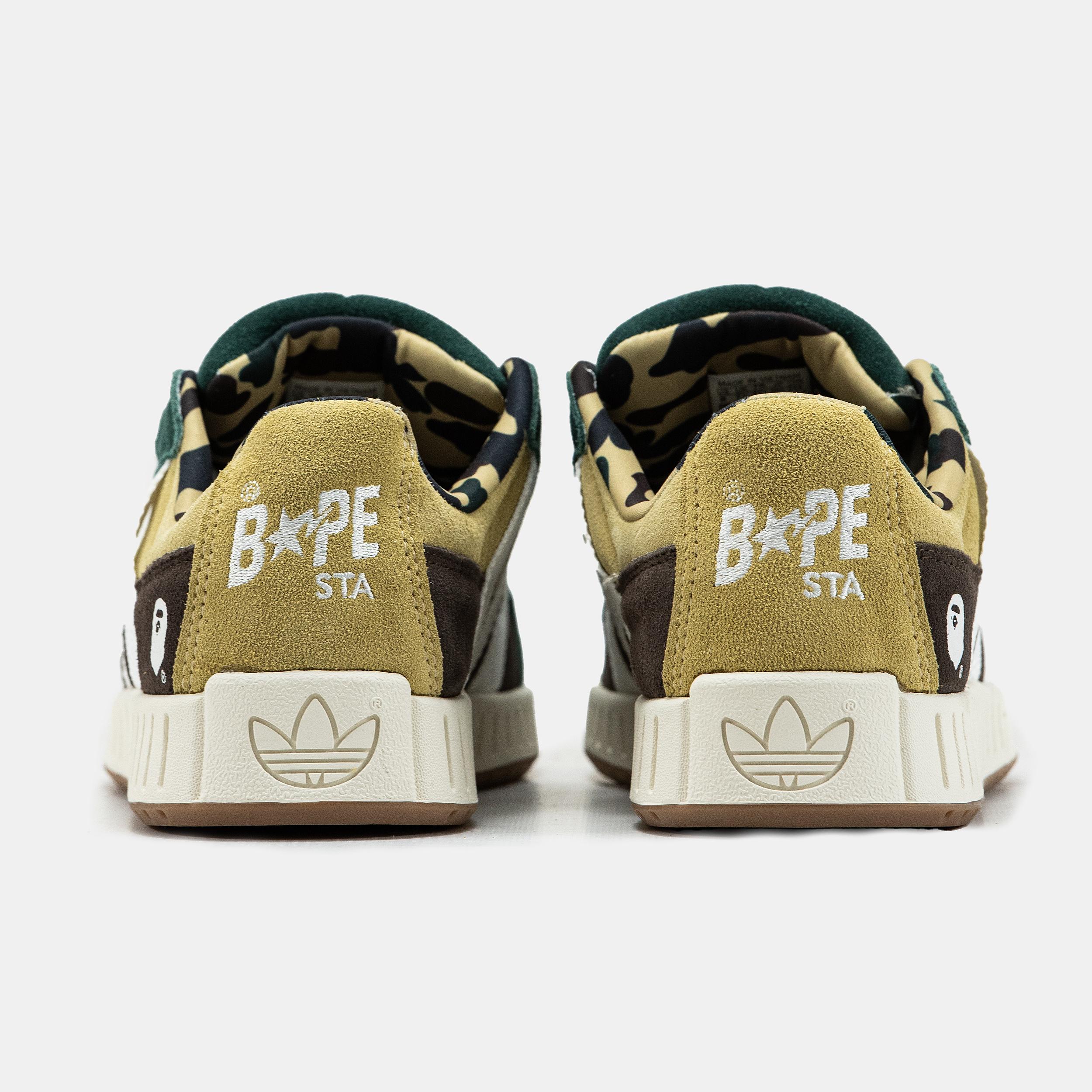 Adidas LWST x Bape "Green Brown White" - изображение 7