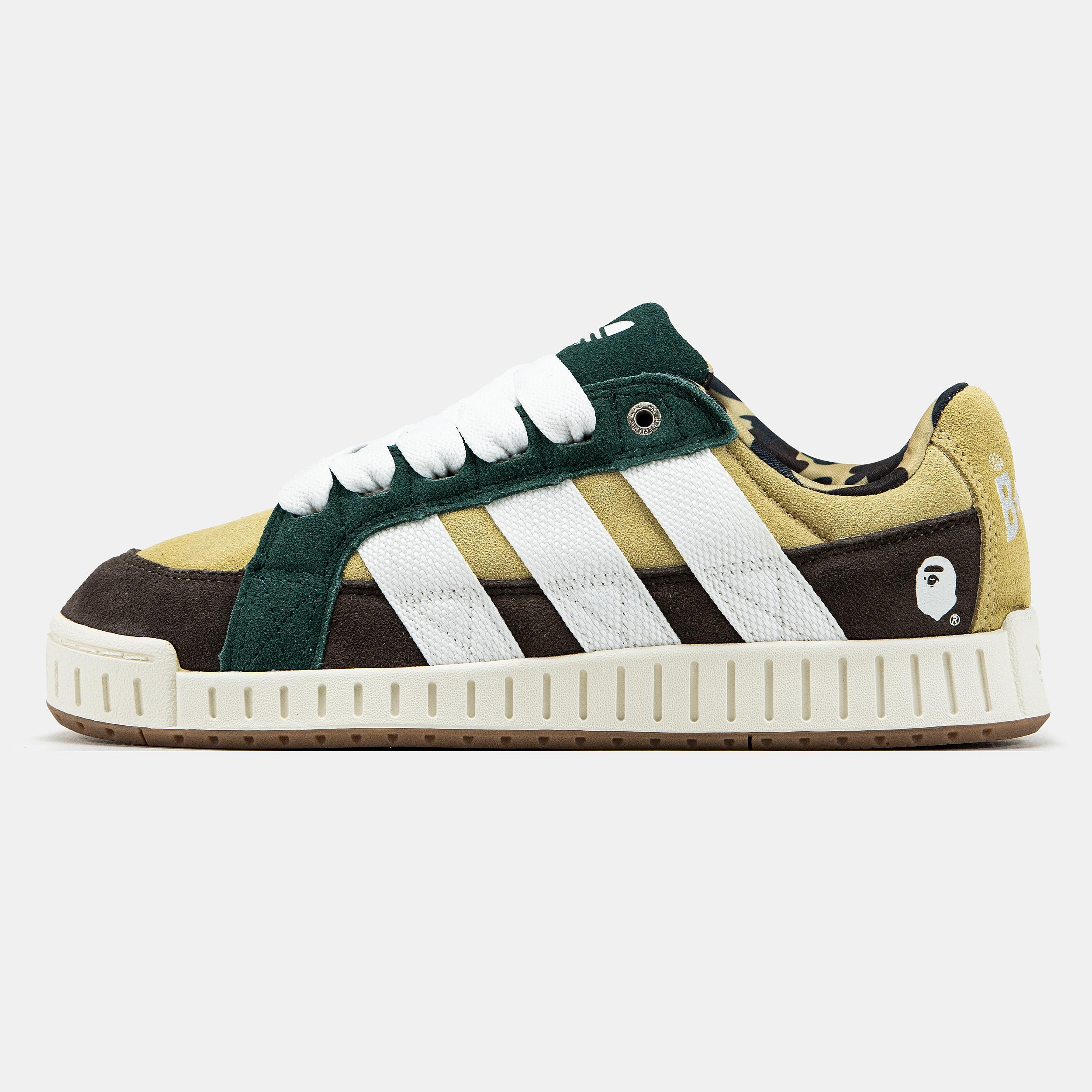 Adidas LWST x Bape "Green Brown White"