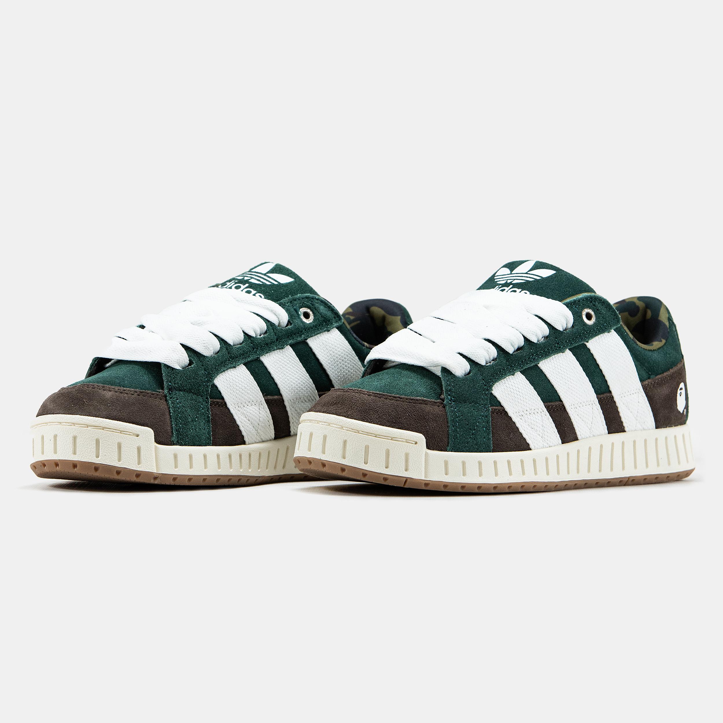 Adidas LWST x Bape "Dark Green Brown White" - изображение 1