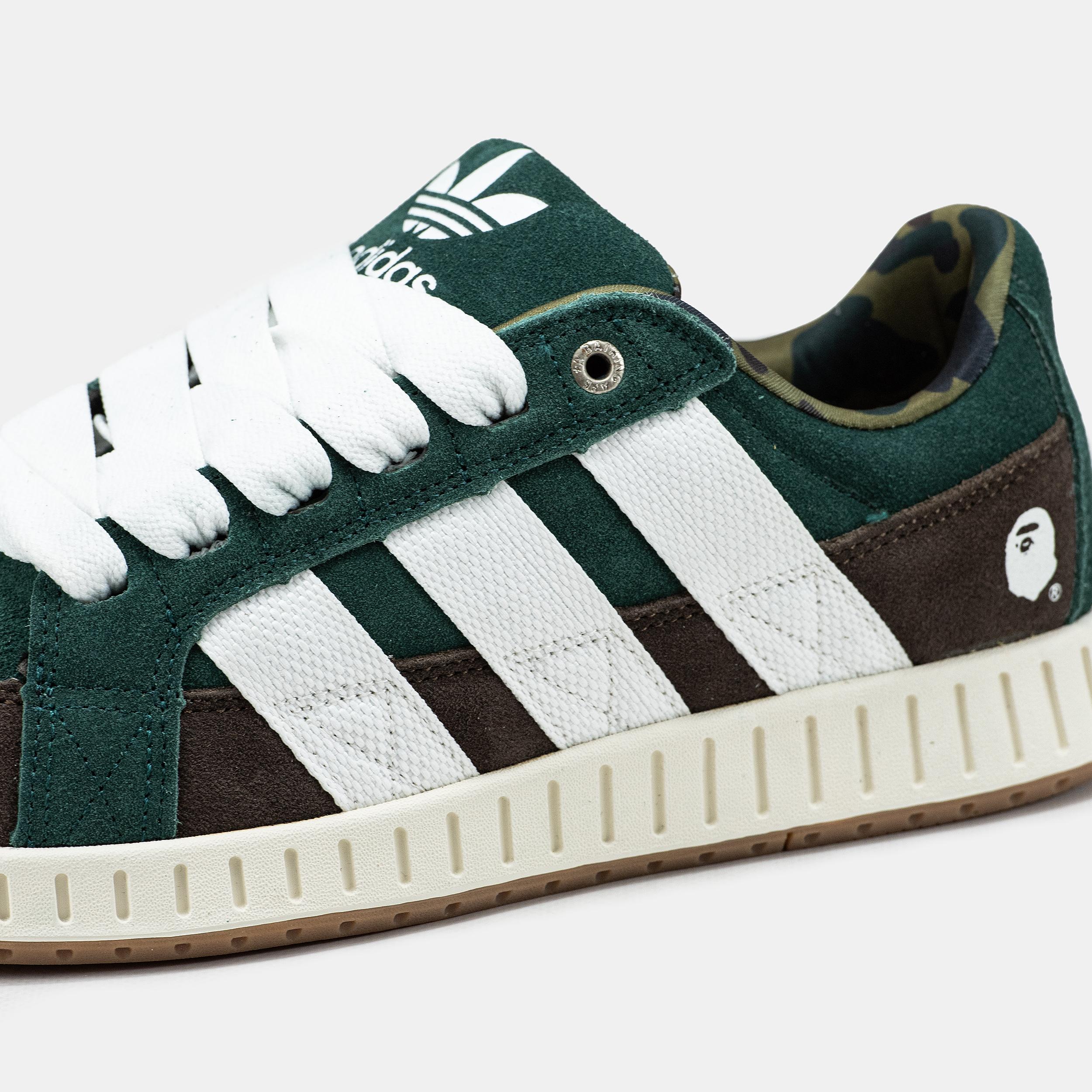 Adidas LWST x Bape "Dark Green Brown White" - изображение 3