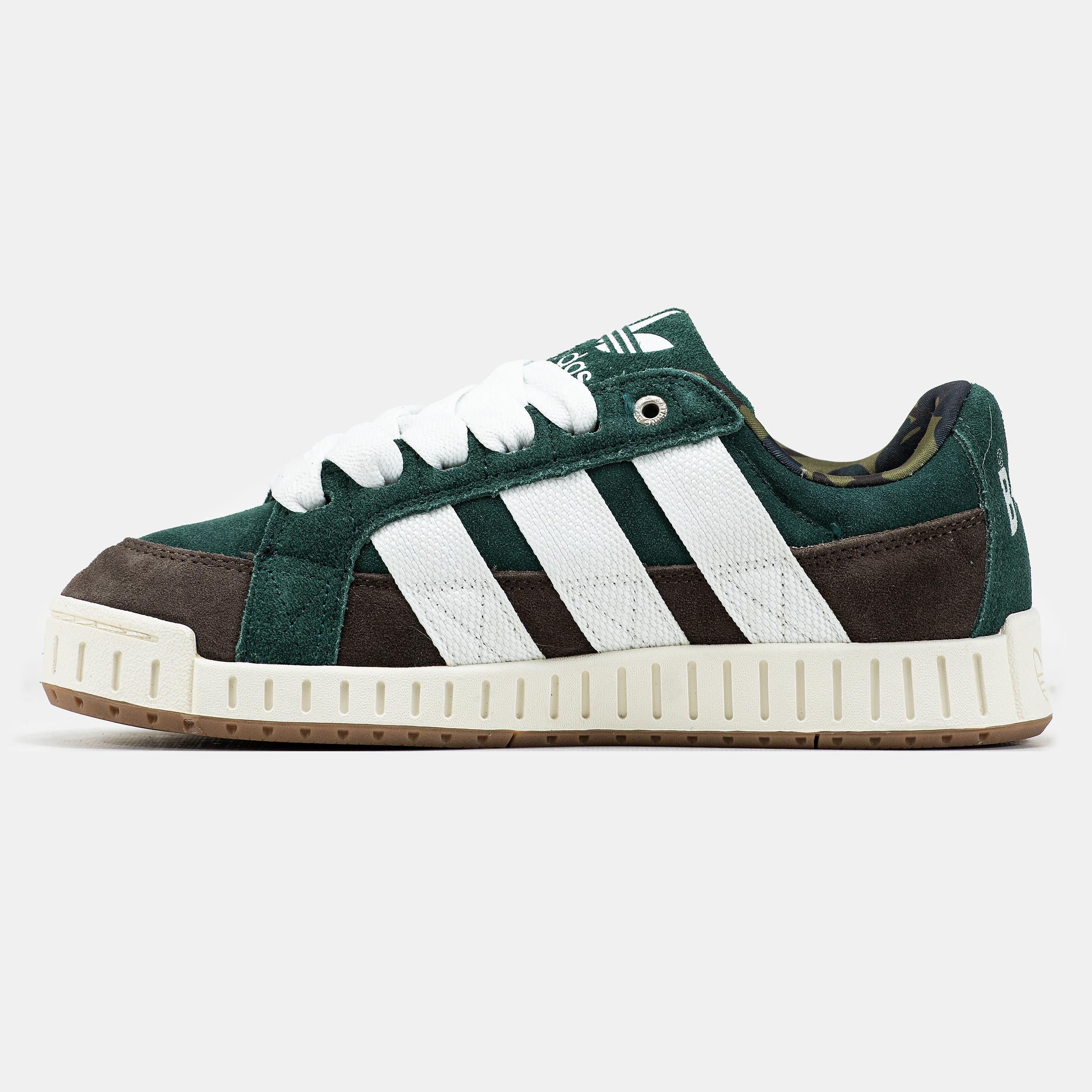 Adidas LWST x Bape "Dark Green Brown White" - изображение 7