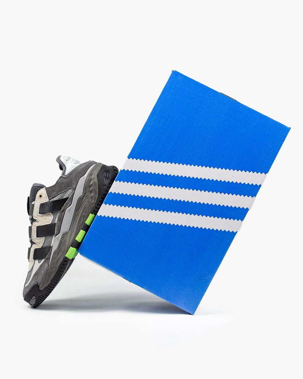 Adidas Niteball "Grey Black Lime" - изображение 5