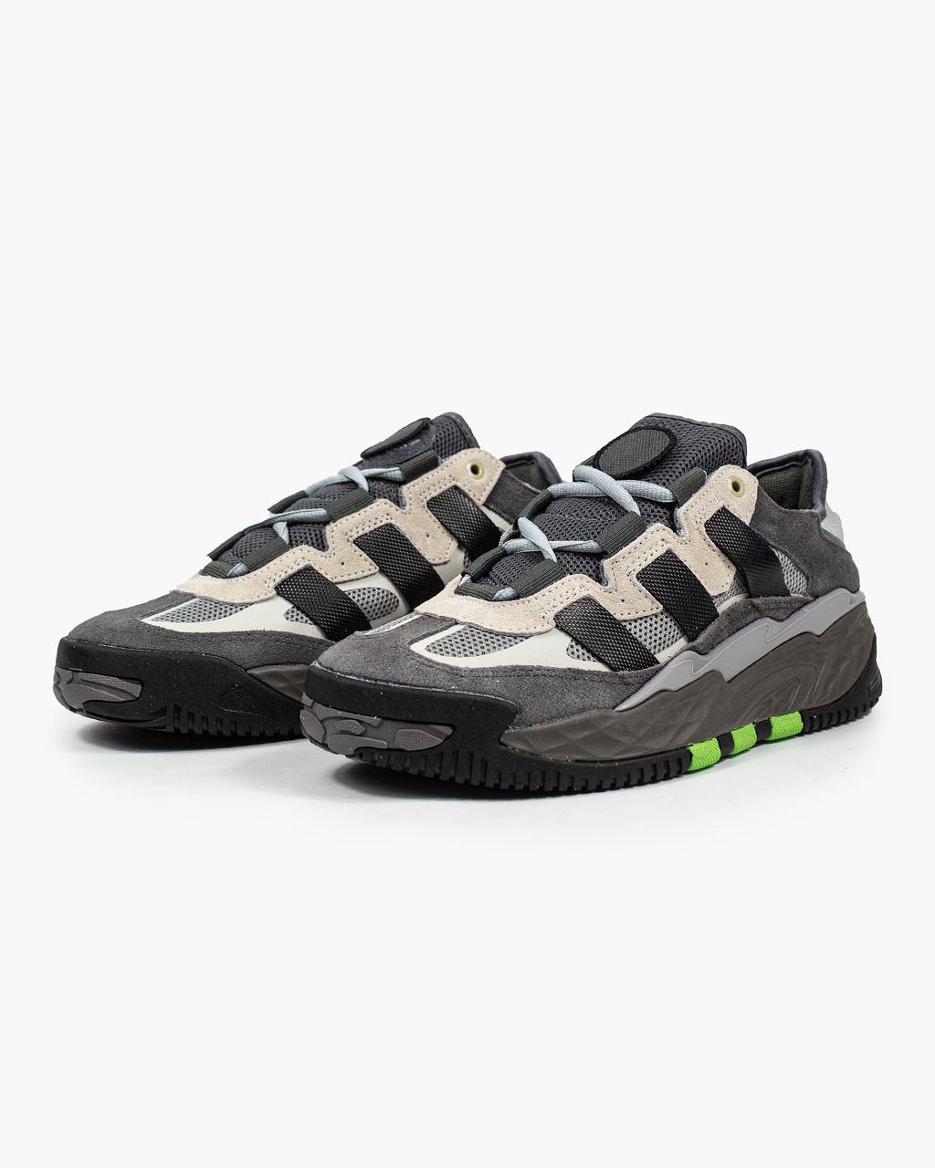 Adidas Niteball "Grey Black Lime" - изображение 6
