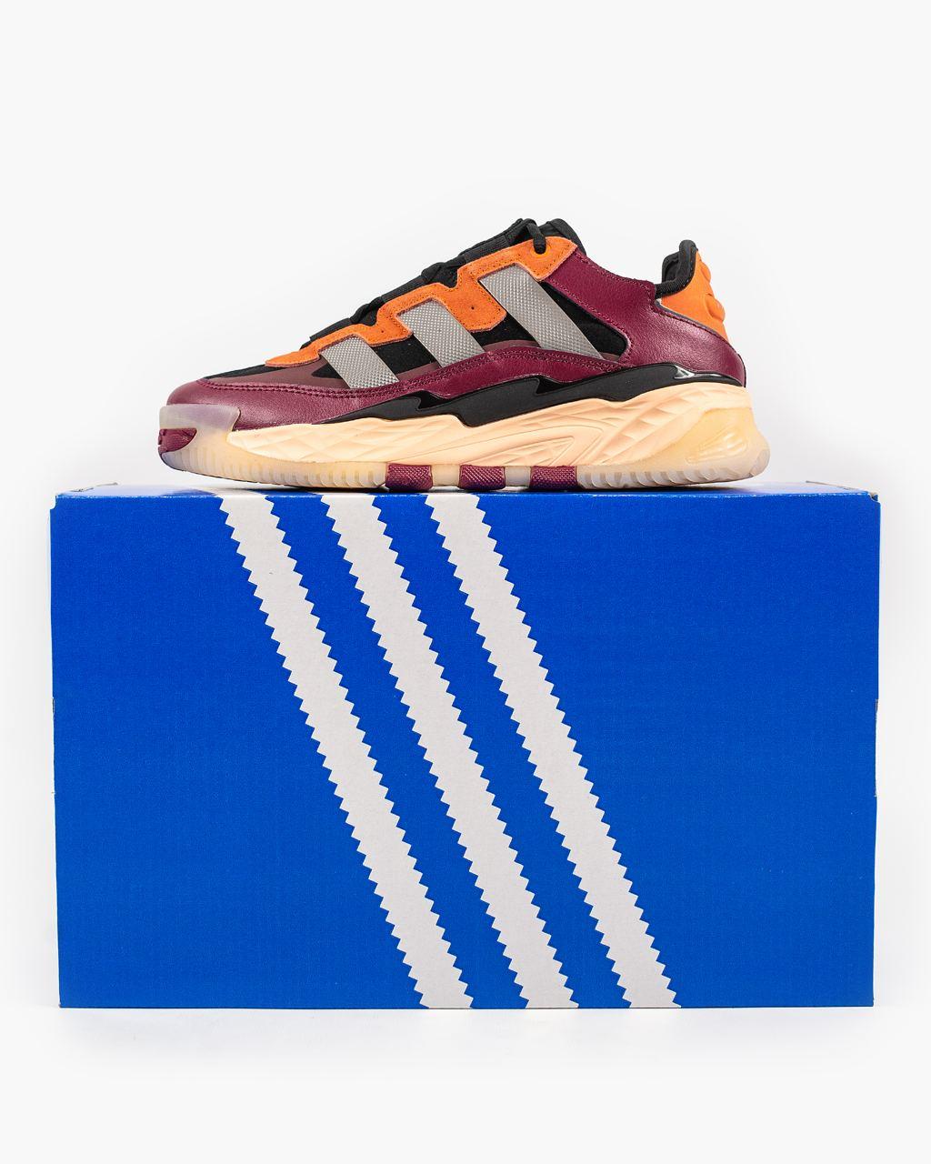Adidas Niteball "Burgundy Orange Grey" - изображение 5