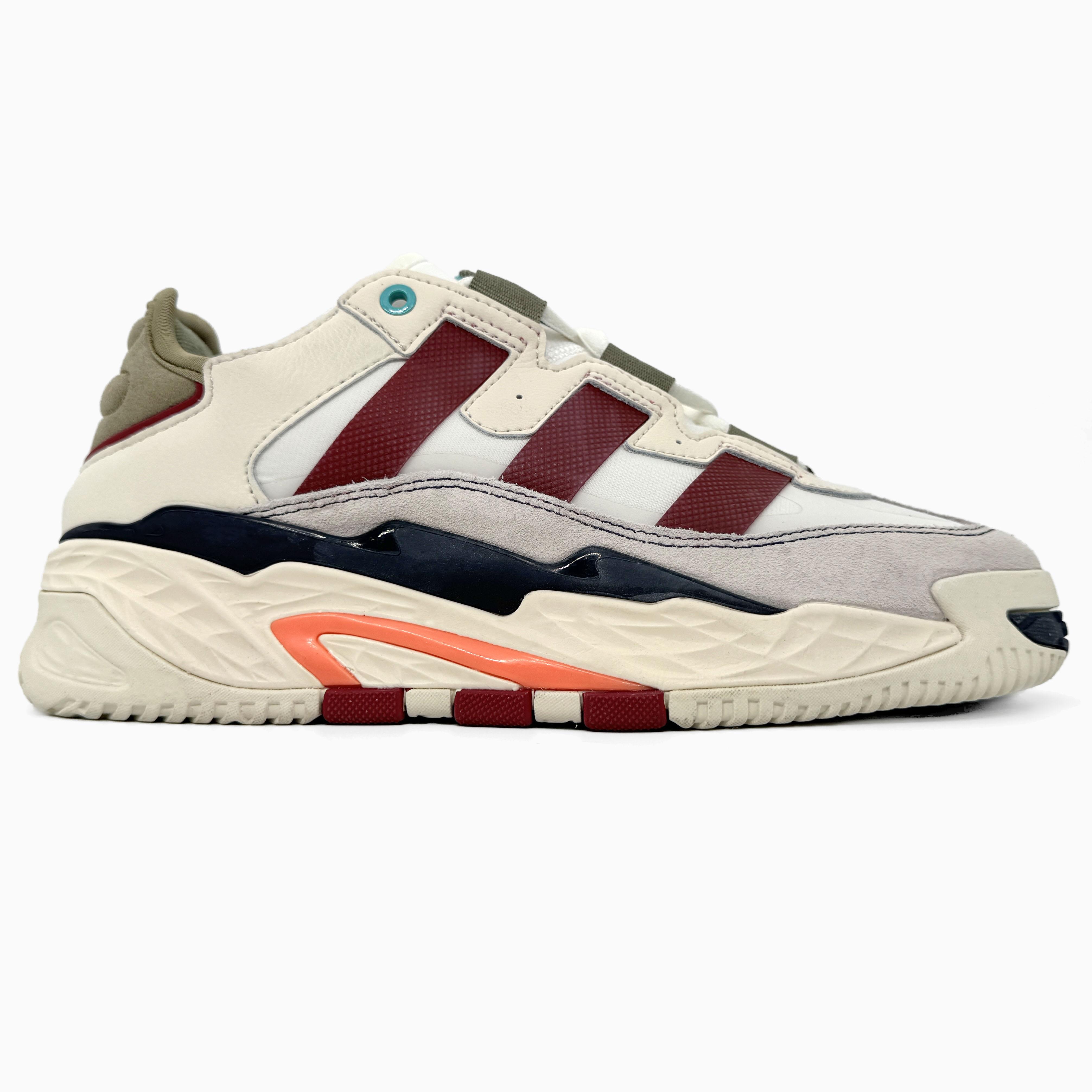 Adidas Niteball Off White Maroon Orange - изображение 4