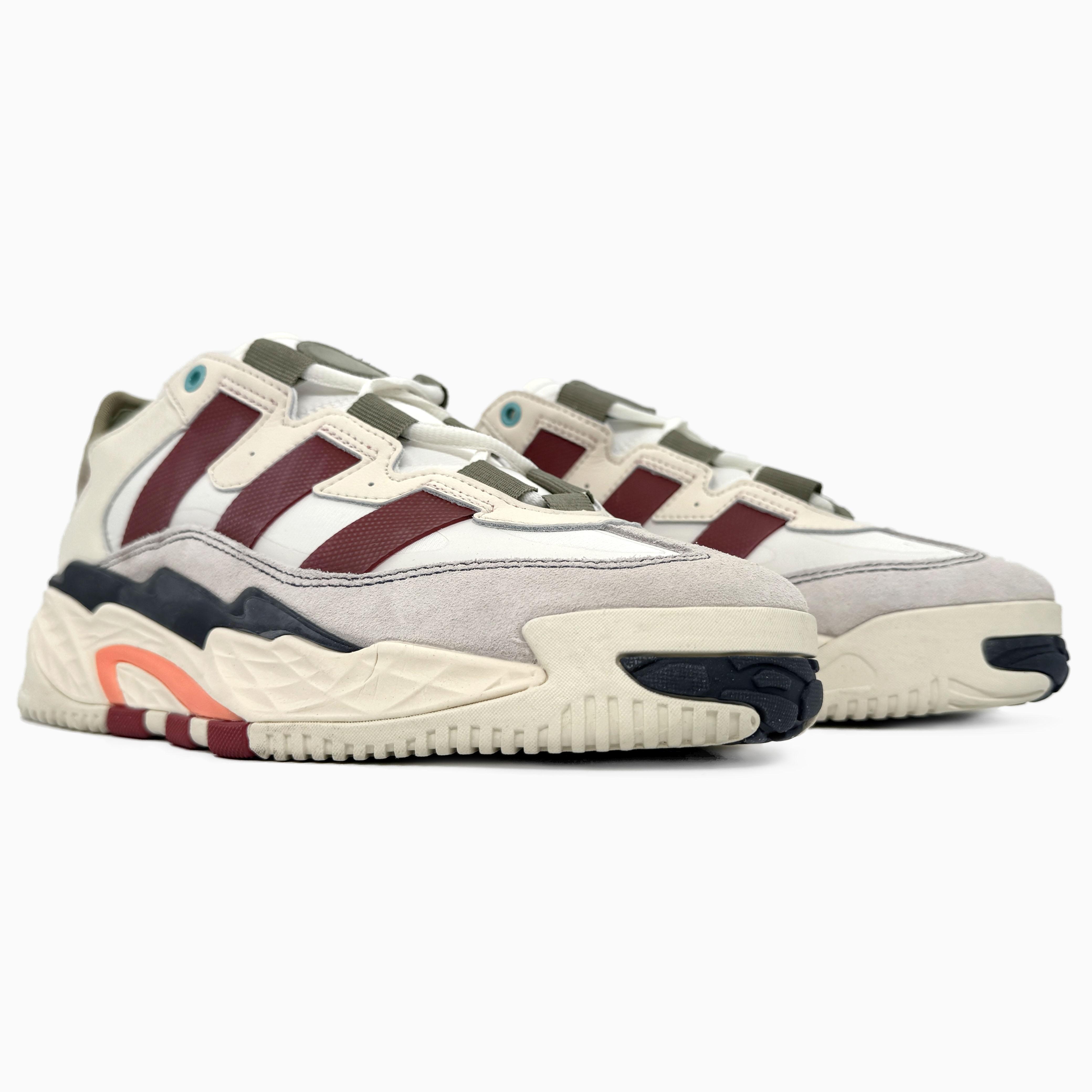 Adidas Niteball Off White Maroon Orange - изображение 6