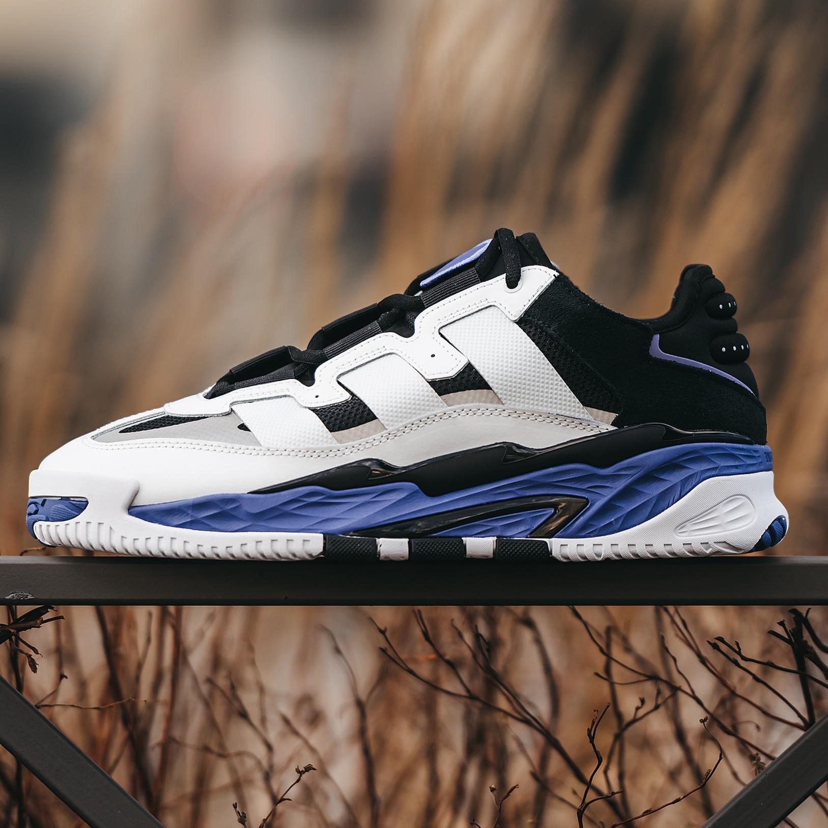 Adidas Niteball White Black Purple