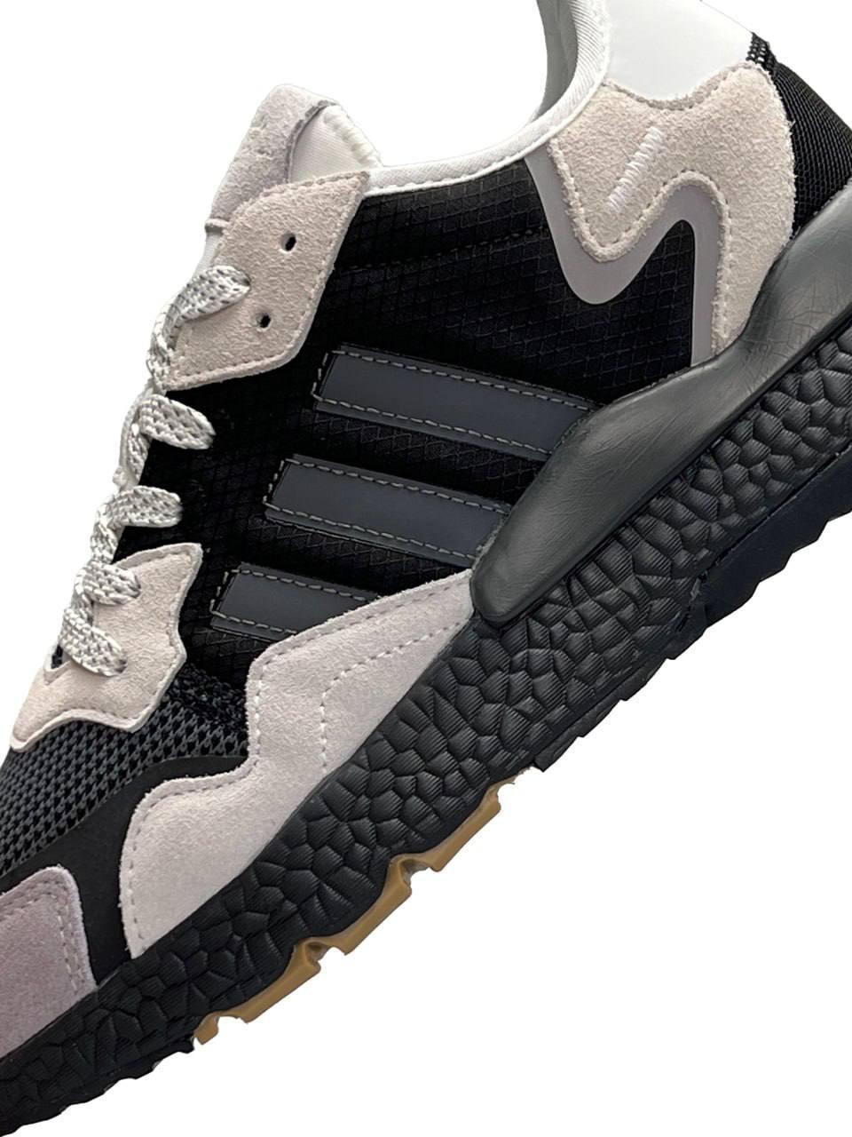 Adidas Nite Jogger Black Grey White - изображение 1