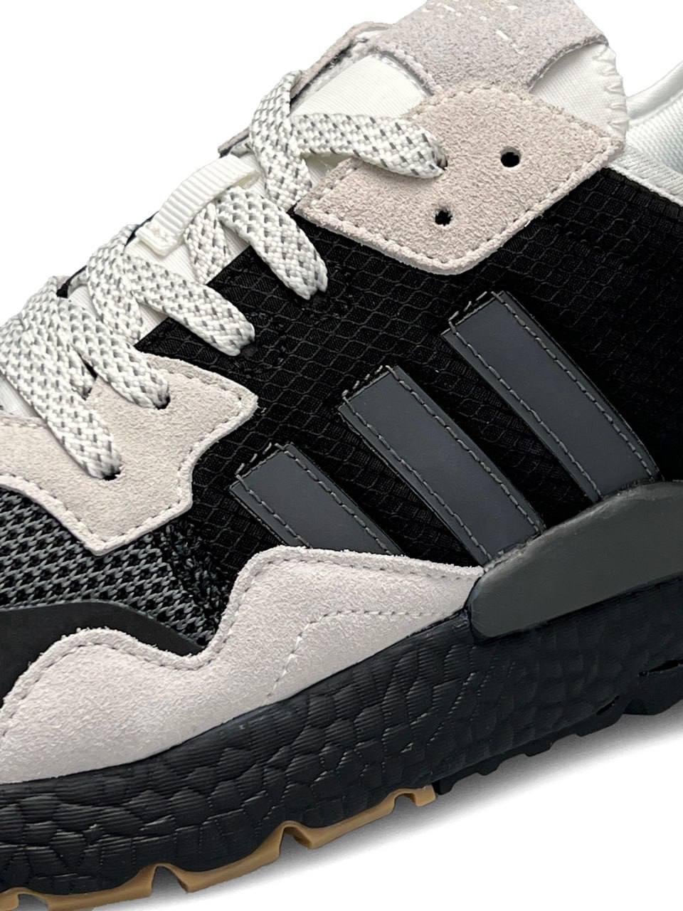 Adidas Nite Jogger Black Grey White - изображение 2