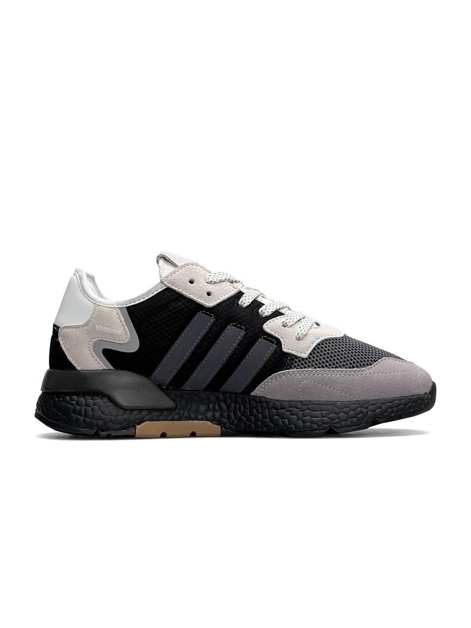 Adidas Nite Jogger Black Grey White - изображение 6