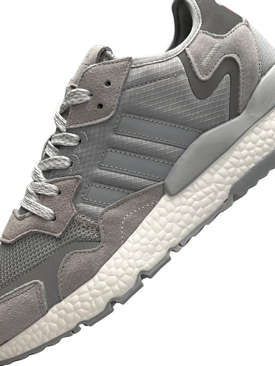 Adidas Nite Jogger Grey White - изображение 2
