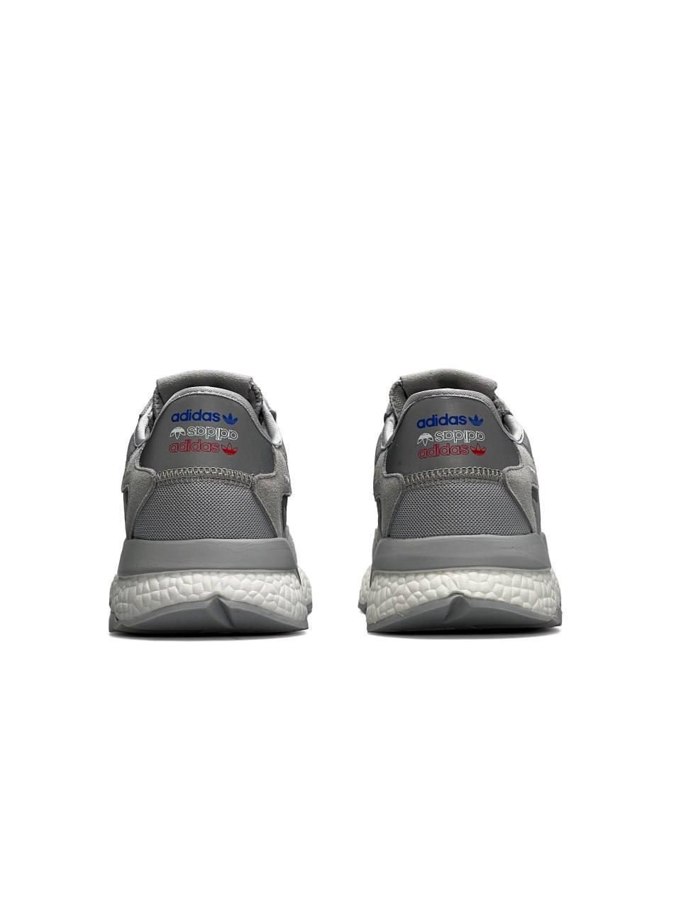 Adidas Nite Jogger Grey White - изображение 4