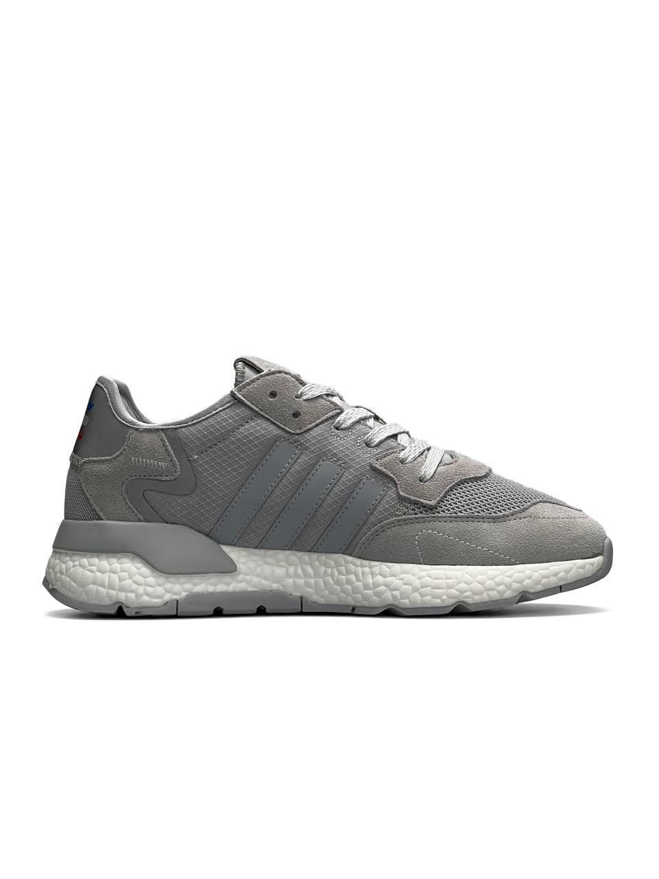 Adidas Nite Jogger Grey White - изображение 5