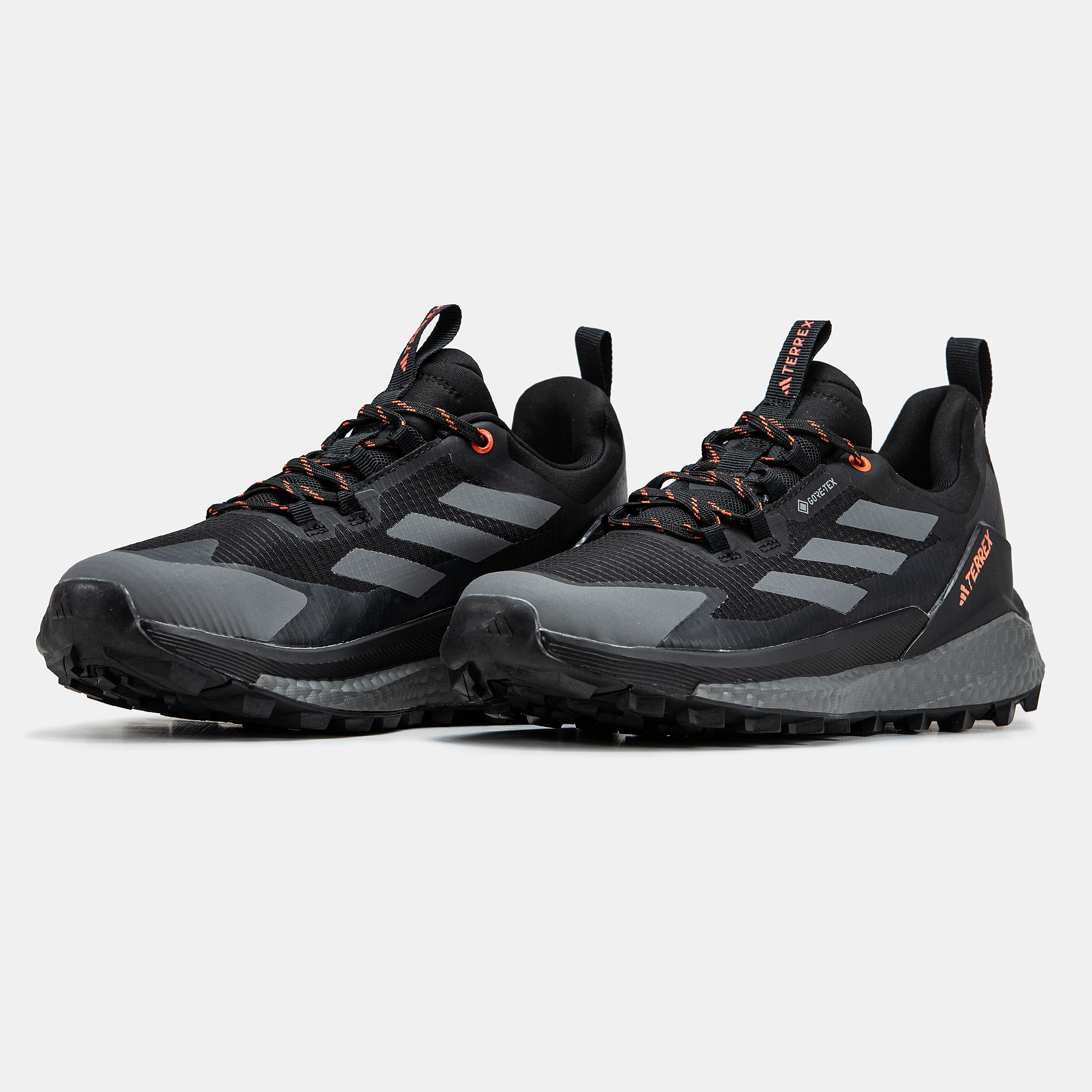 Adidas Terrex Free Hiker 2.0 Gore-Tex Grey Black Solar Red - изображение 7