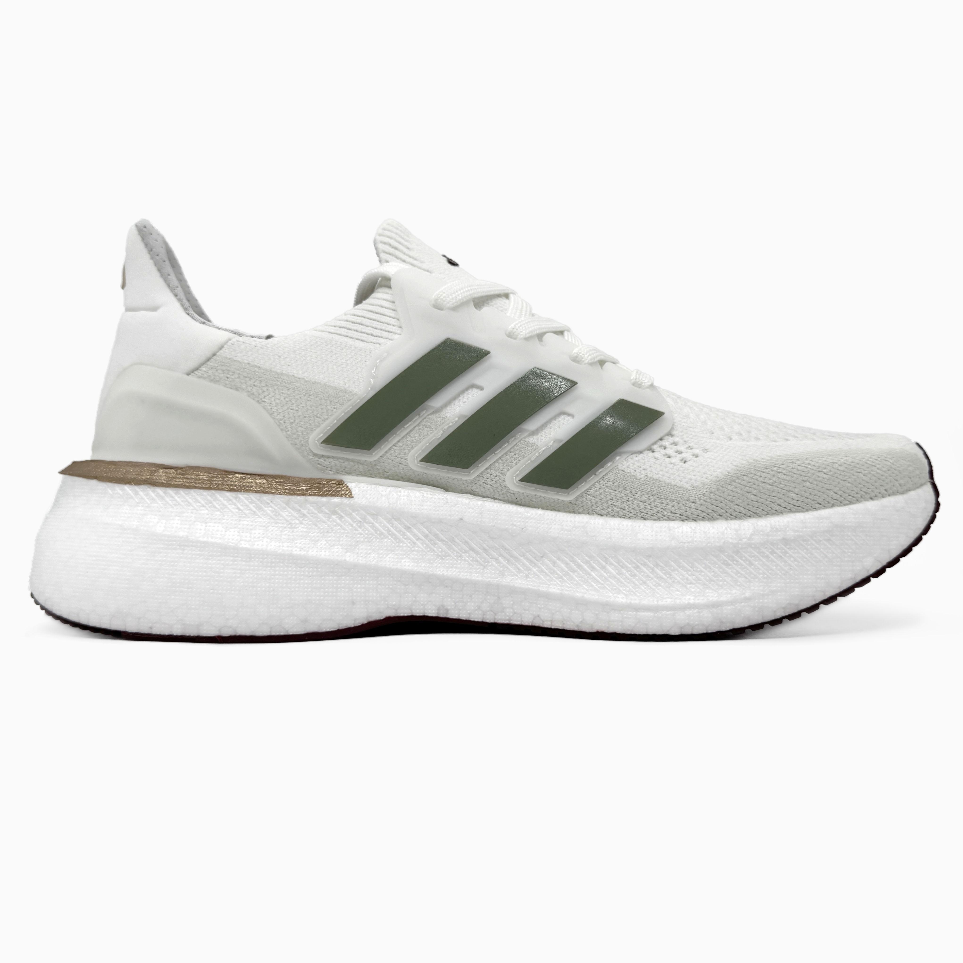 Adidas Ultraboost Light 5X White Green Gold - изображение 3