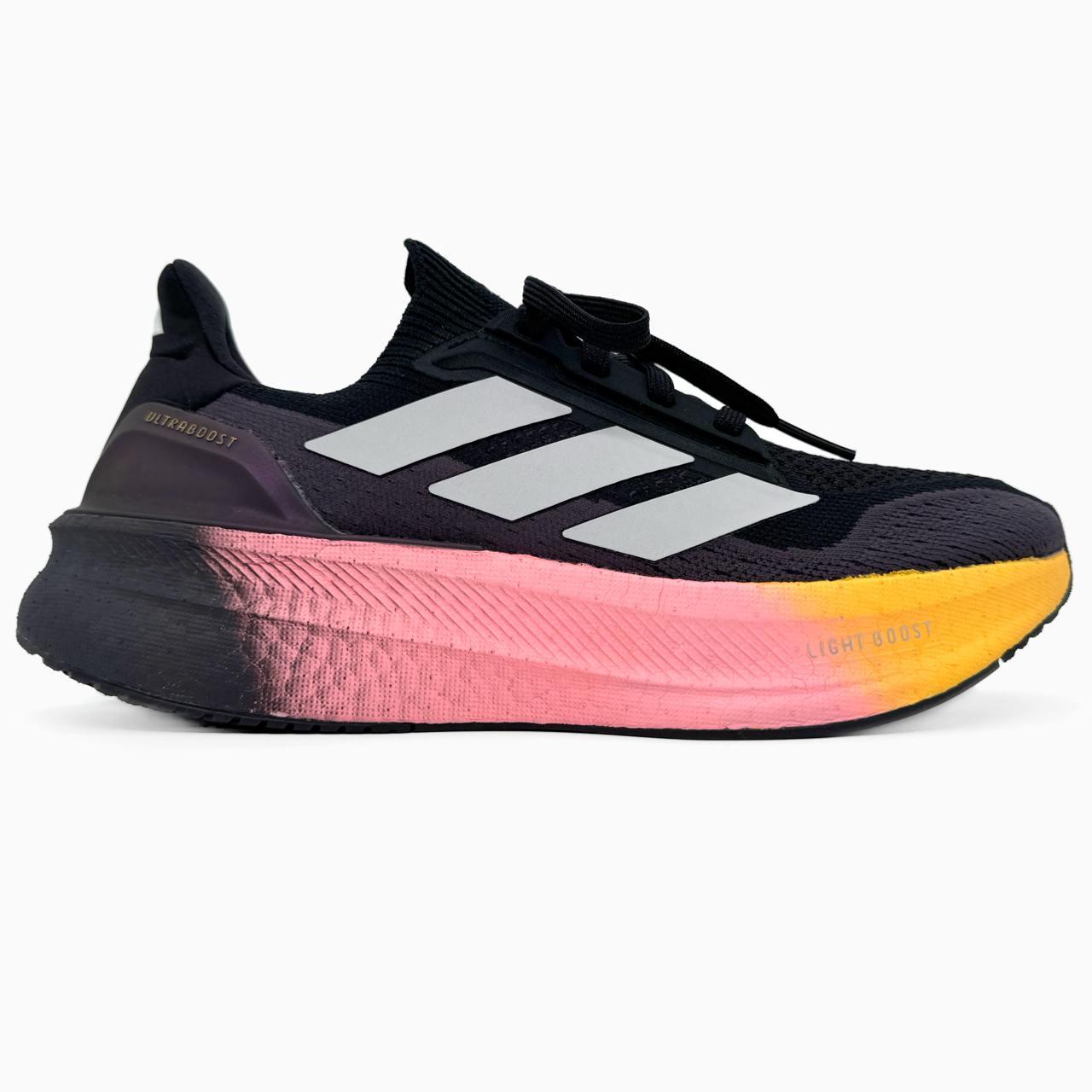 Adidas Ultraboost Light 5X Core Black Solar Pink Yellow - изображение 5