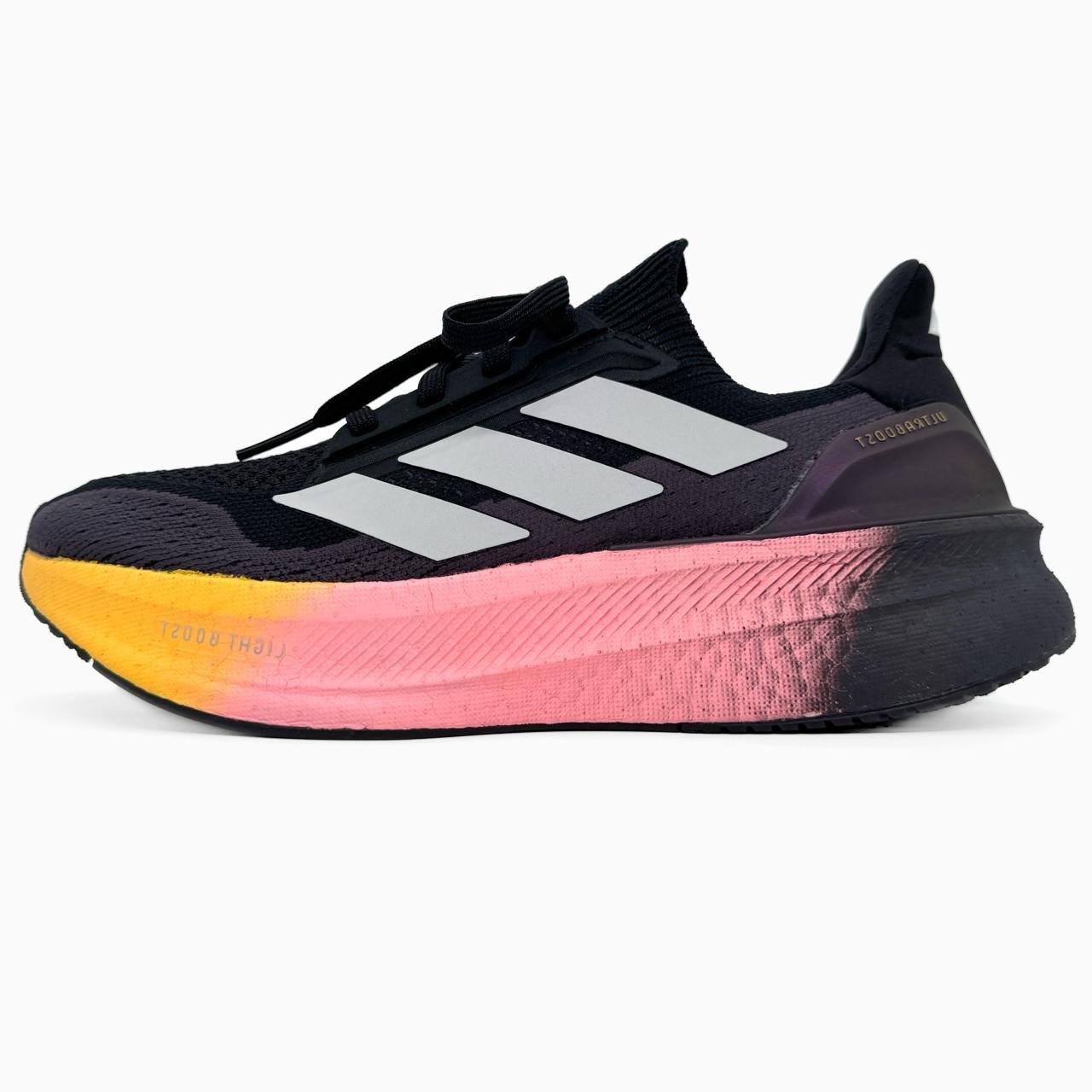 Adidas Ultraboost Light 5X Core Black Solar Pink Yellow