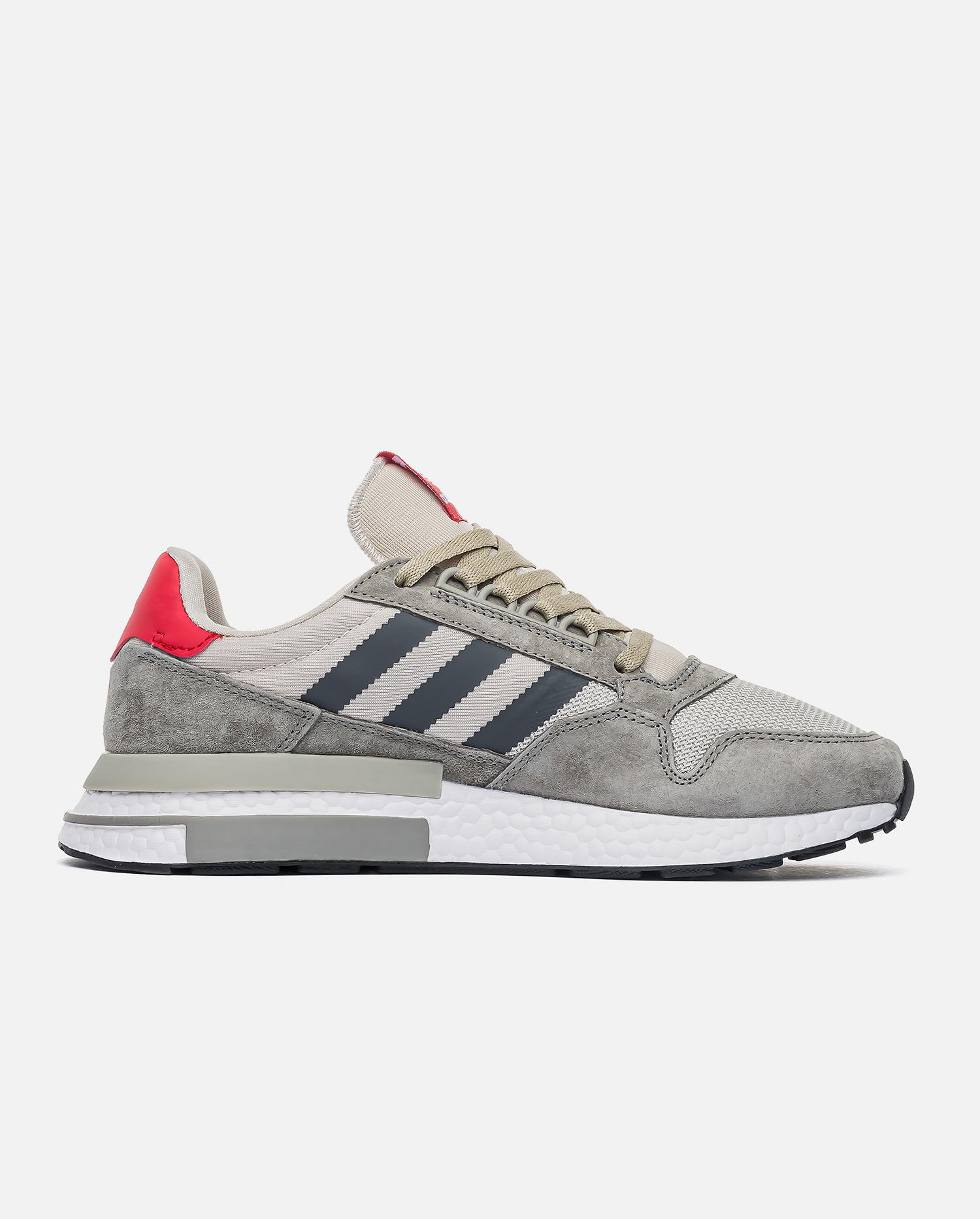 Adidas ZX 500 RM Grey Black Red - изображение 1
