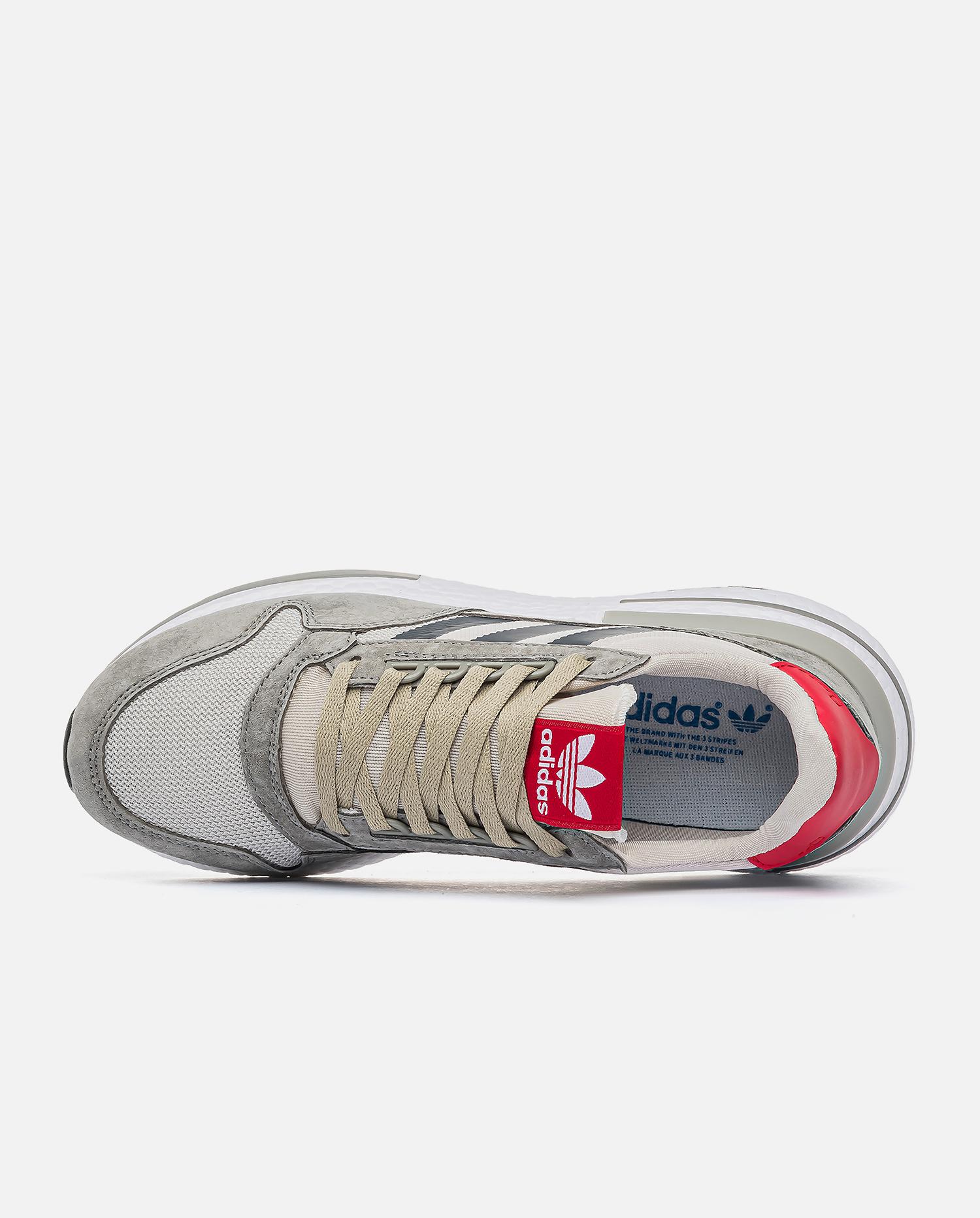 Adidas ZX 500 RM Grey Black Red - изображение 3