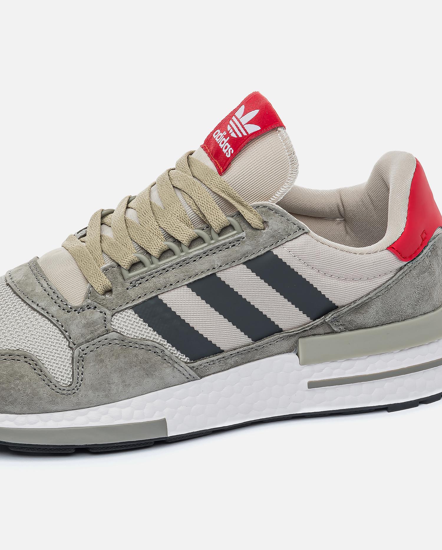 Adidas ZX 500 RM Grey Black Red - изображение 5