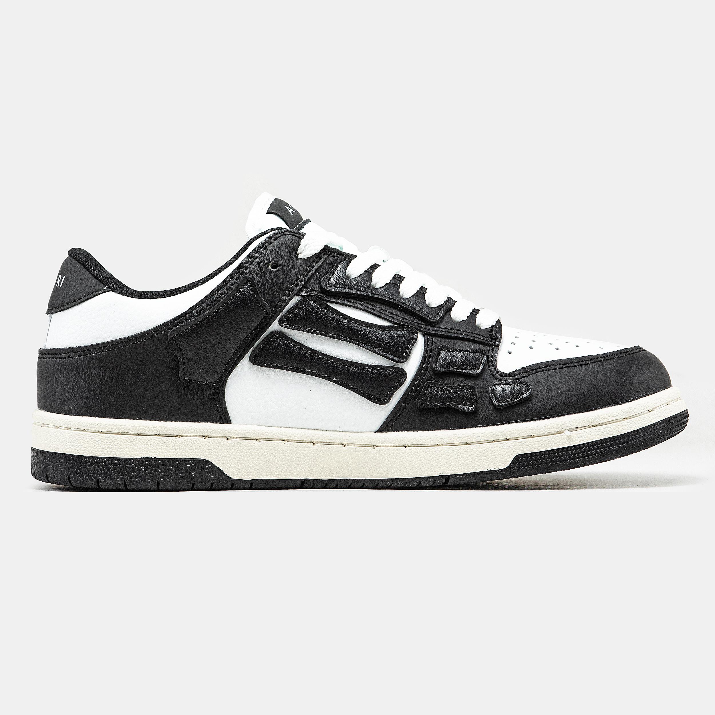 Amiri Skel Top Low White Black - изображение 1