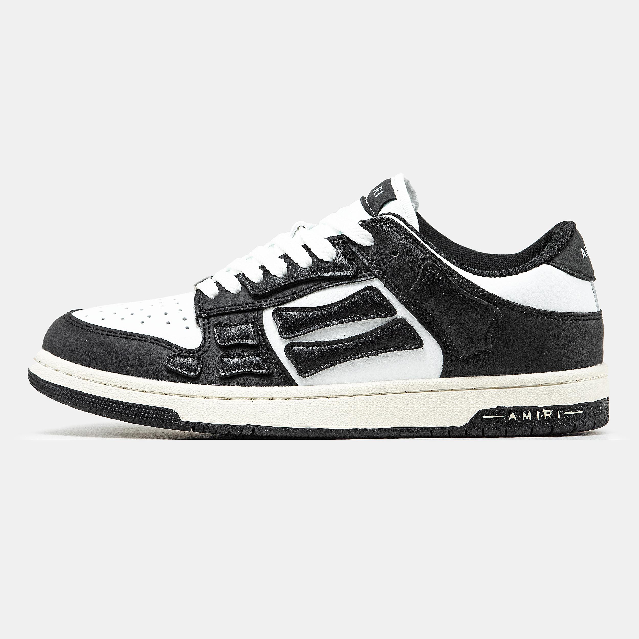 Amiri Skel Top Low White Black