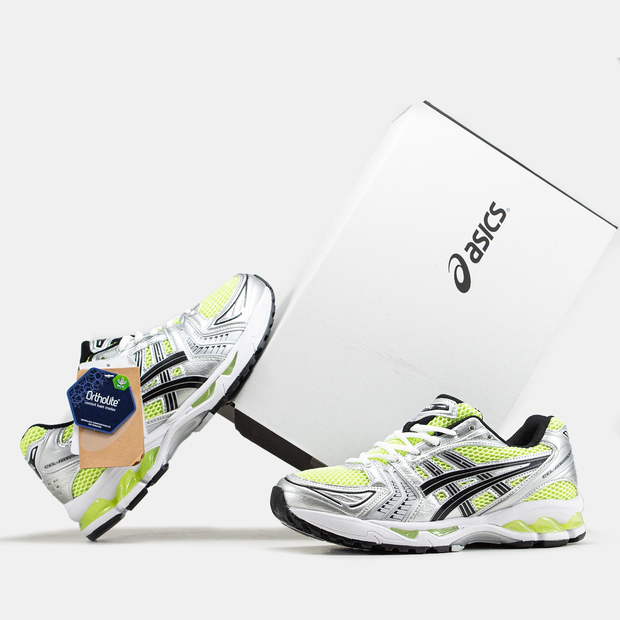 Asics Gel-Kayano 14 Silver Black Lime - изображение 5