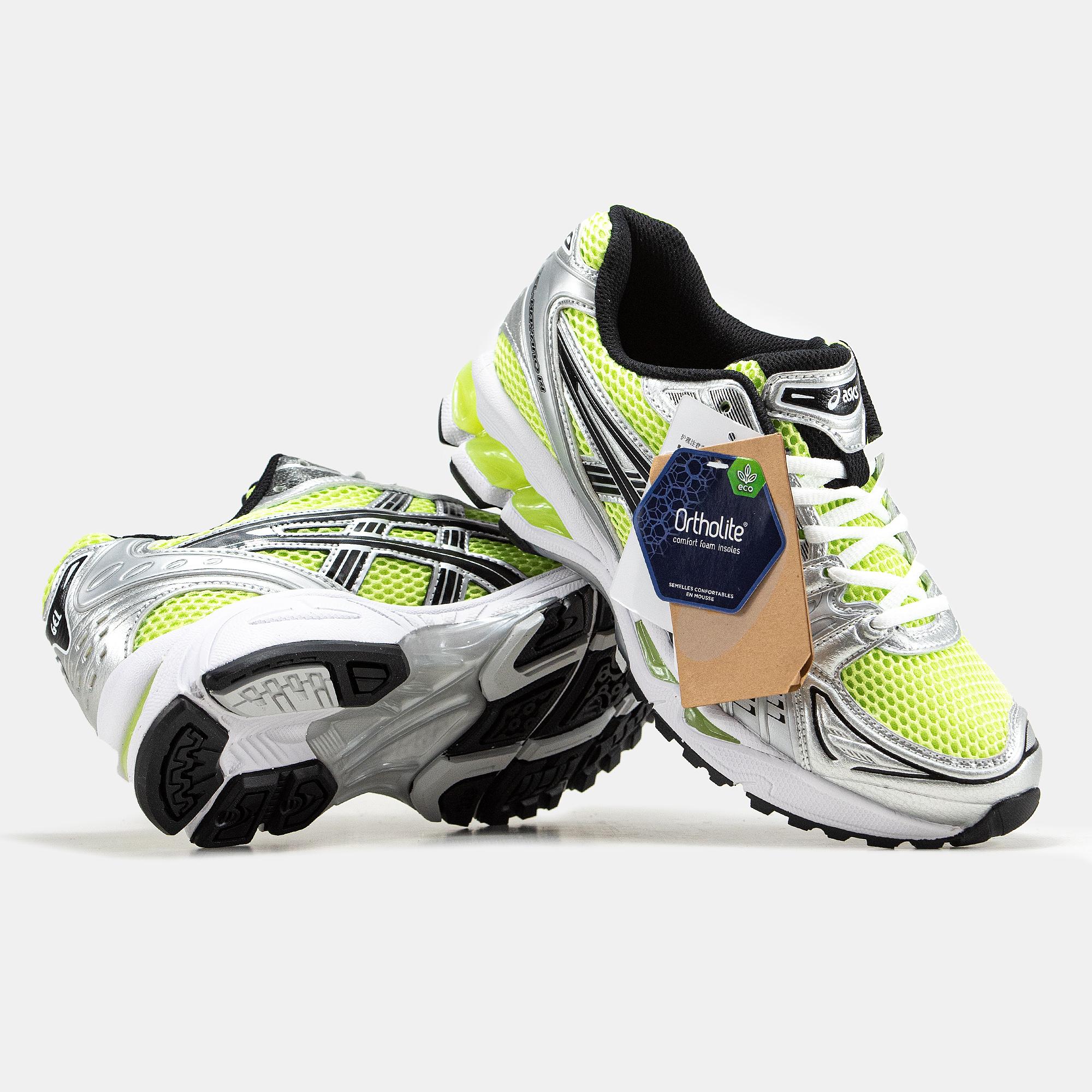Asics Gel-Kayano 14 Silver Black Lime - изображение 7