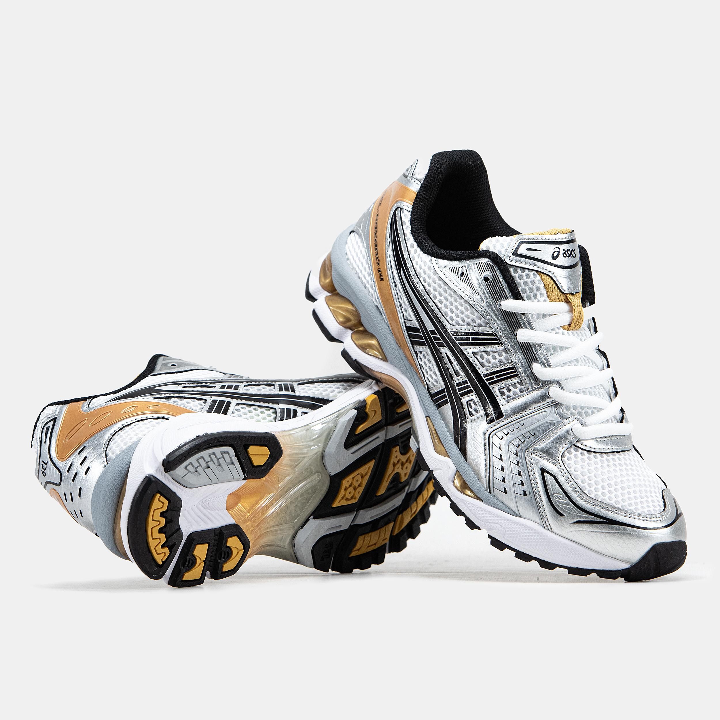 Asics Gel-Kayano 14 Silver Gold Black - изображение 3